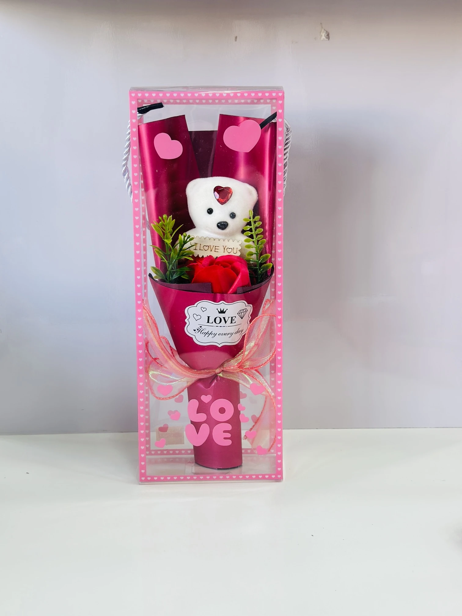 flower Set Artificial Rose With Beautiful Gift Box
