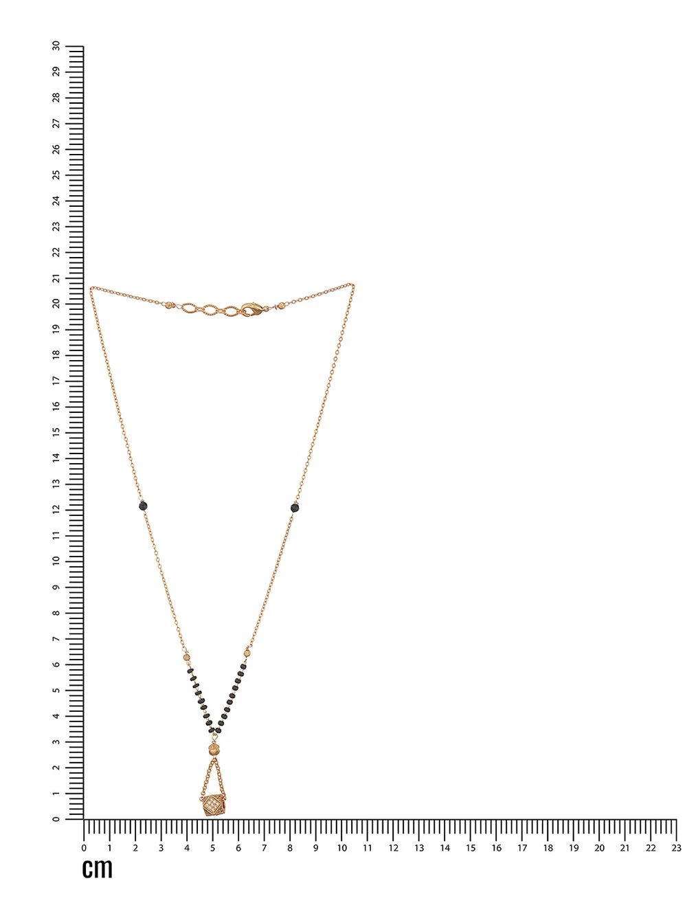 Belleza Jewels gold-plated mangalsutra