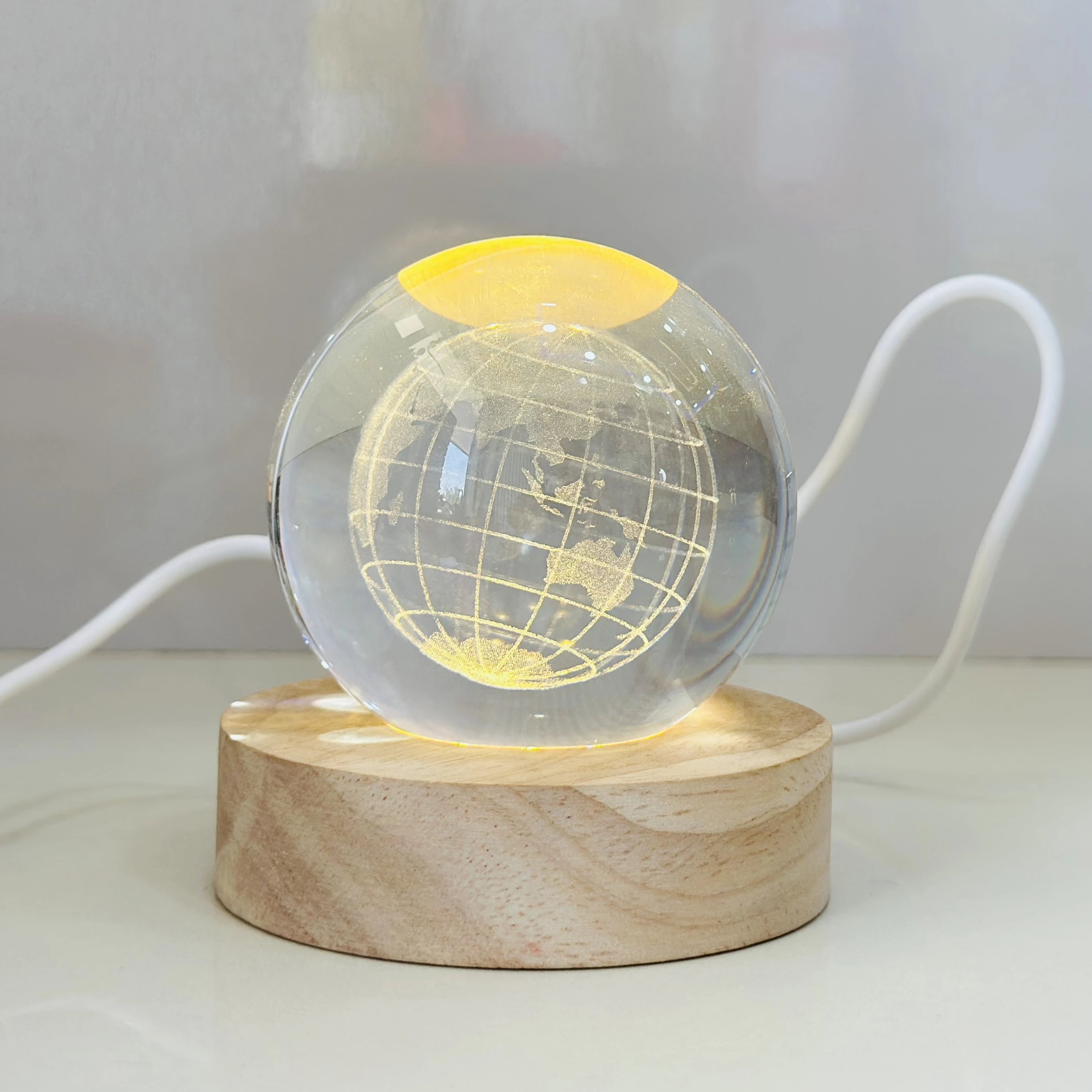 LED Galaxy Crystal Ball(SKU-Q65M6L)