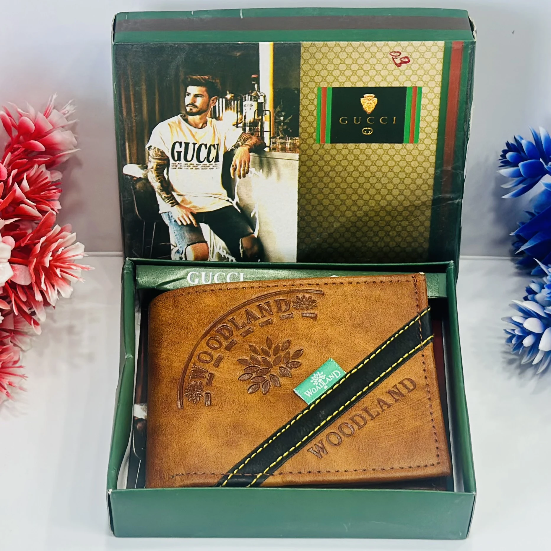Woodland Black Men Leather Wallet