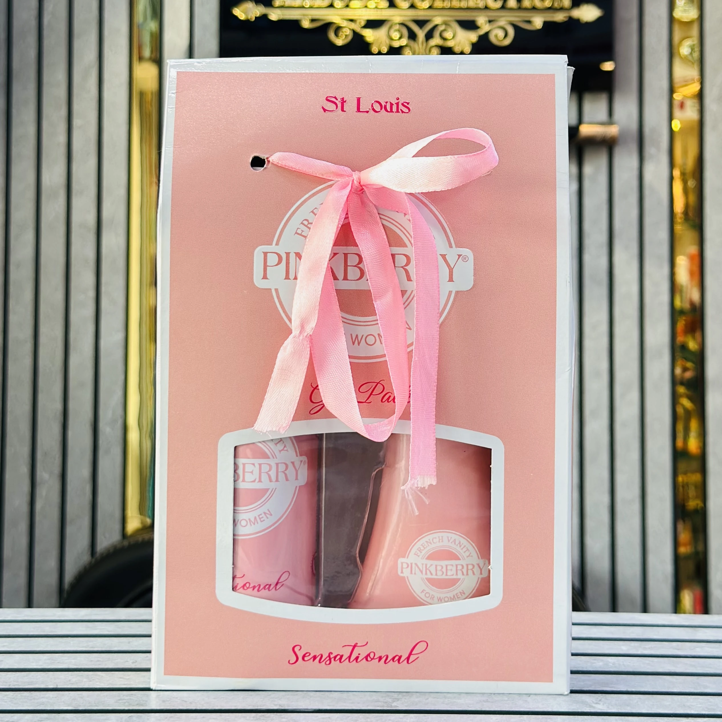 Pink berry gift set