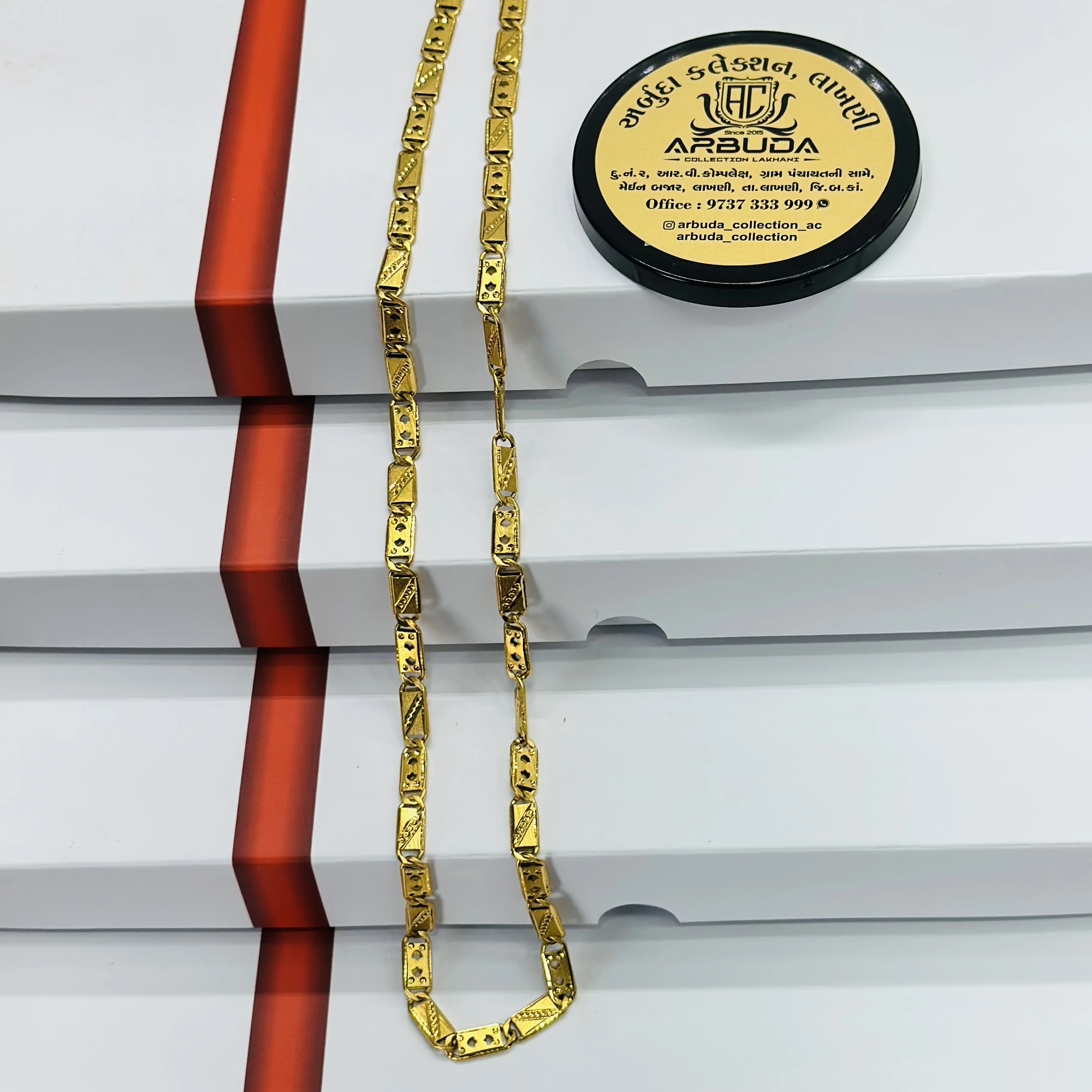 Gold plated design chain