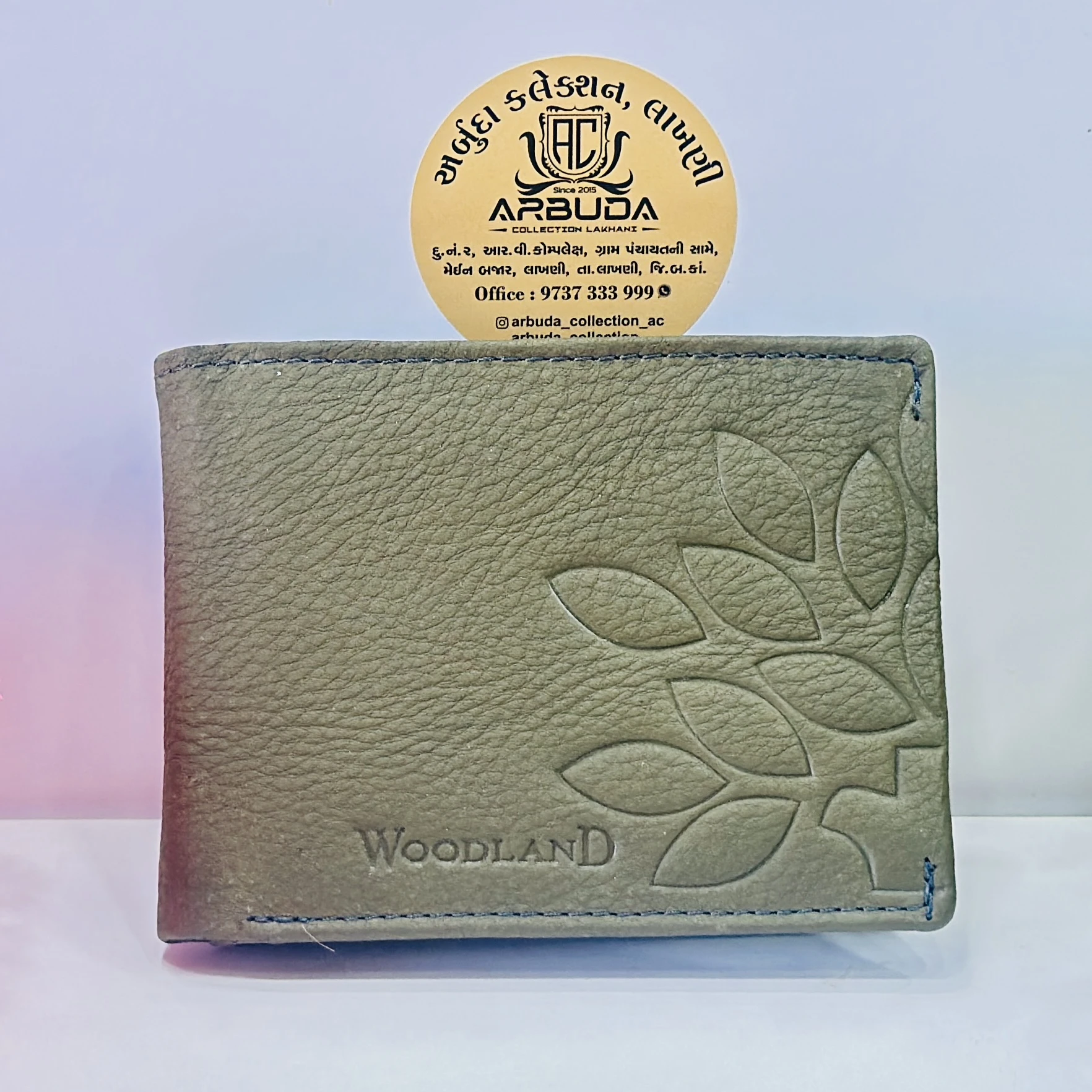 Woodland brand bi-fold wallet
