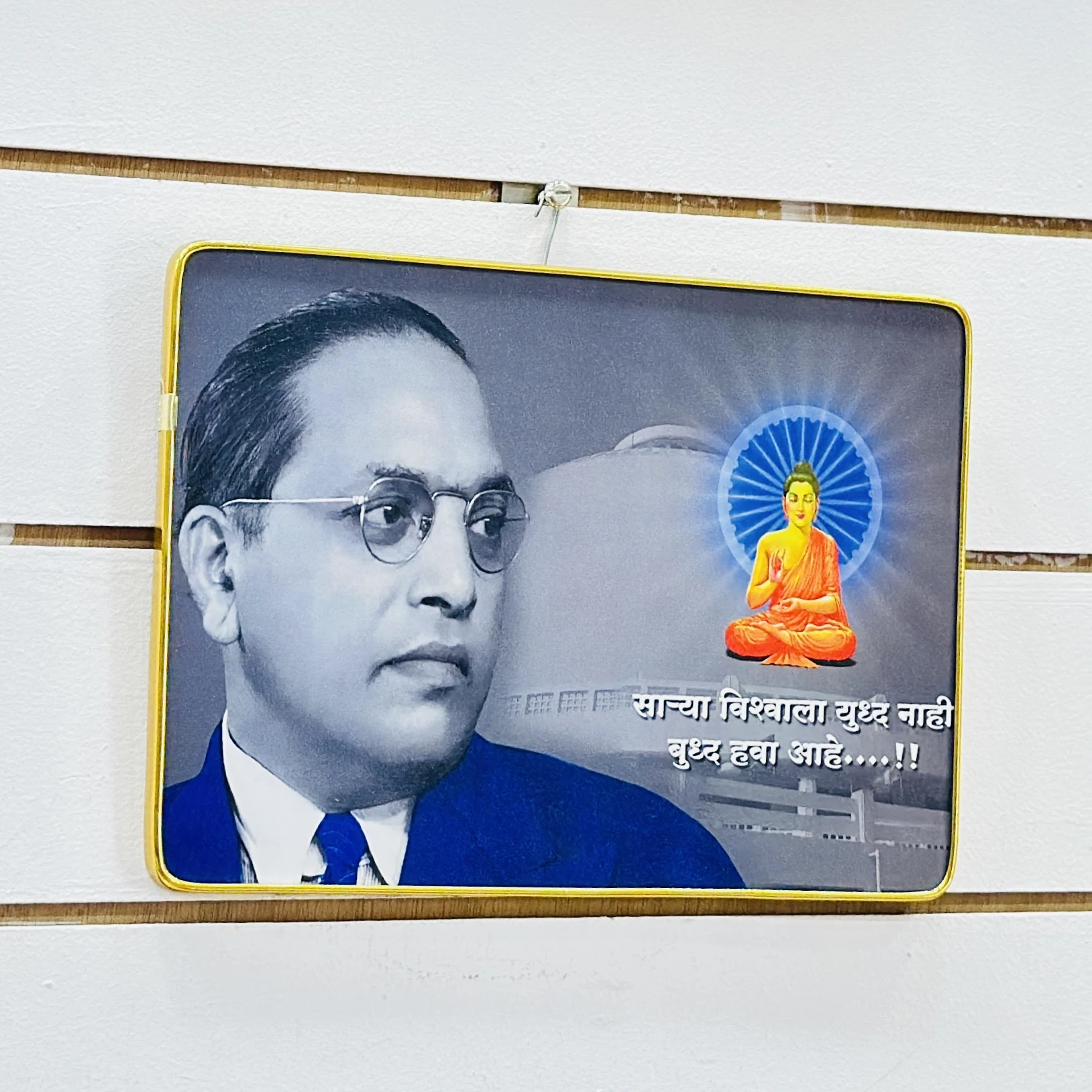 Buddha Ambedkar Poster.   3NWL93