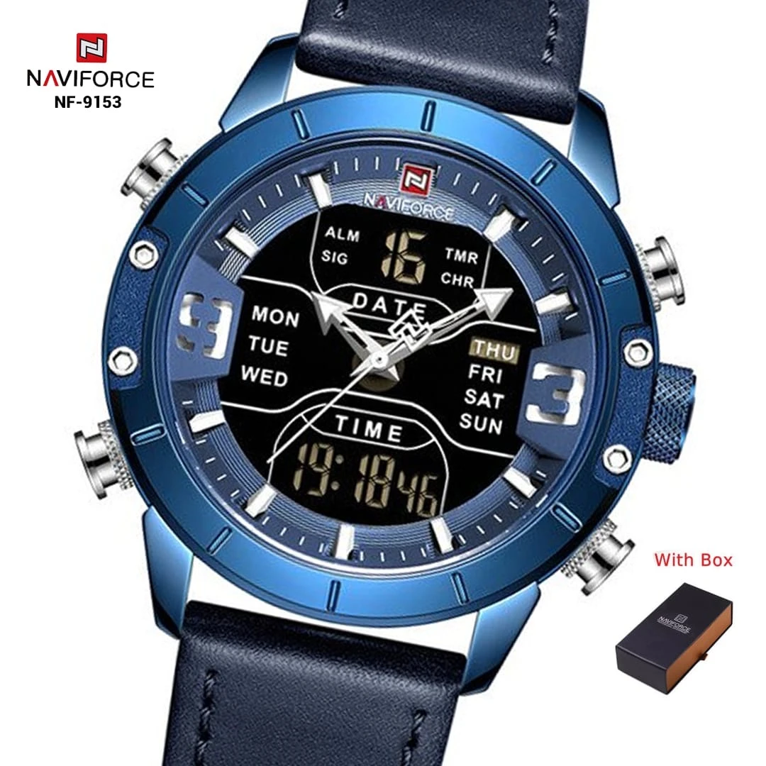 Analog digital men's watch.