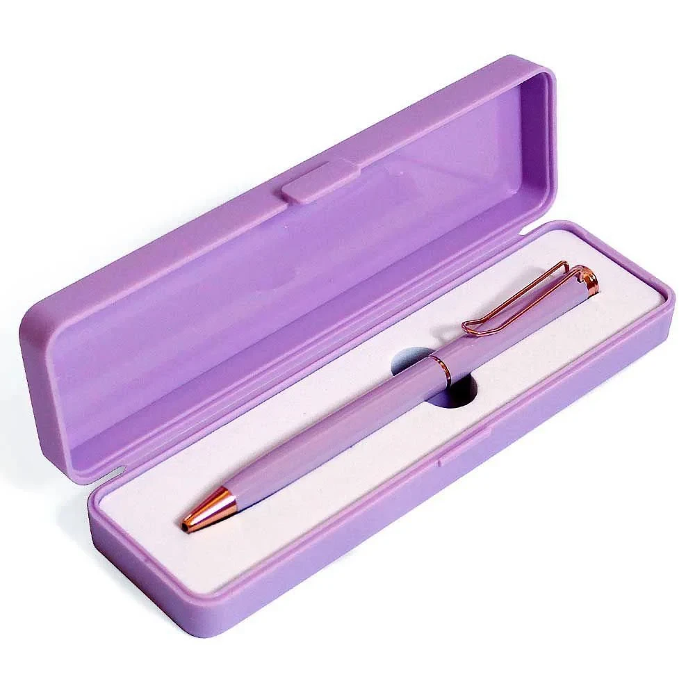 purple ballpoint pen
