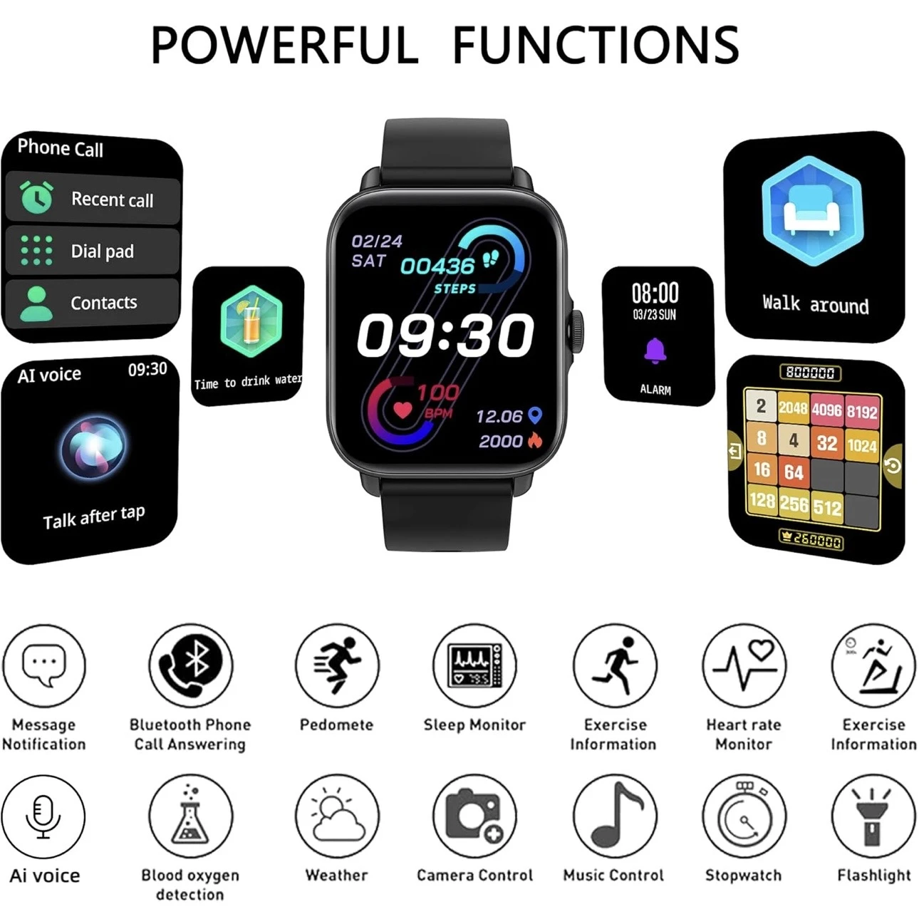 Timestone Spear Fit Prime Series smartwatch.