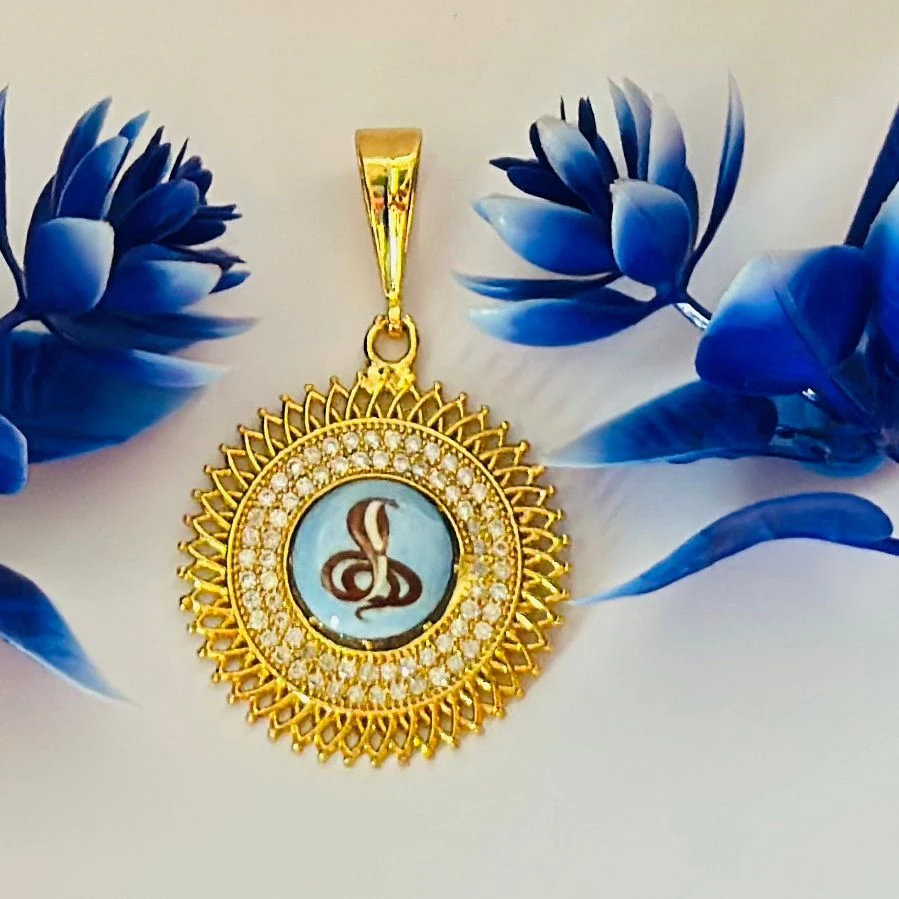 Gold plated pendant
