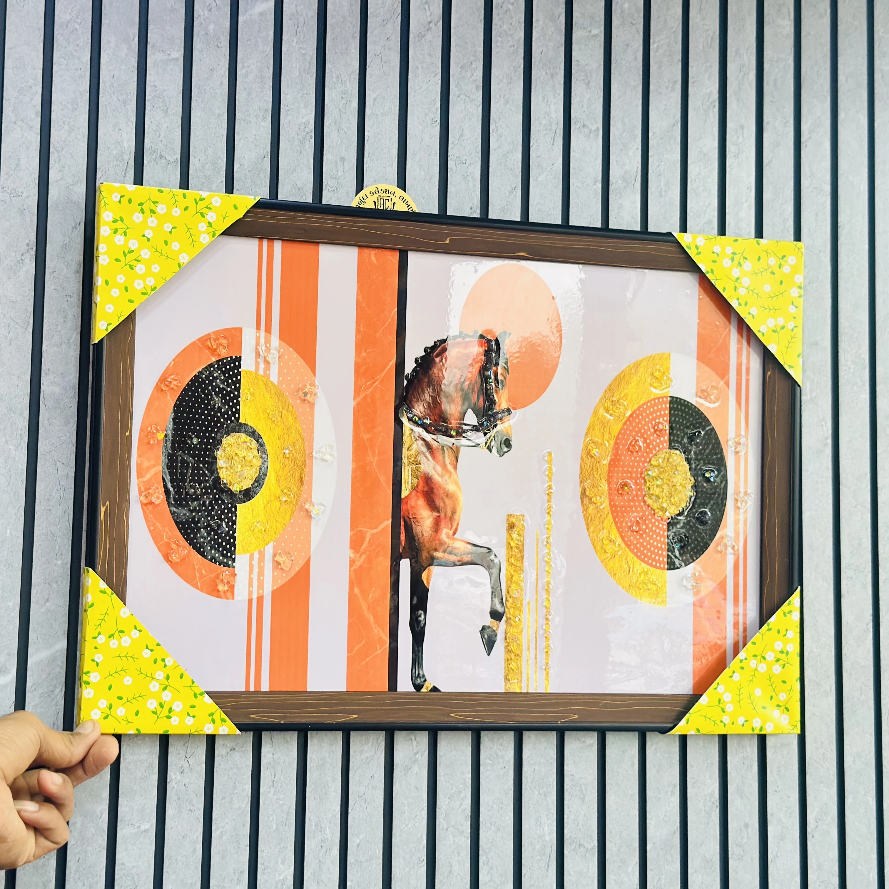 art print featuring a horse(SKU-2HHCDJ)