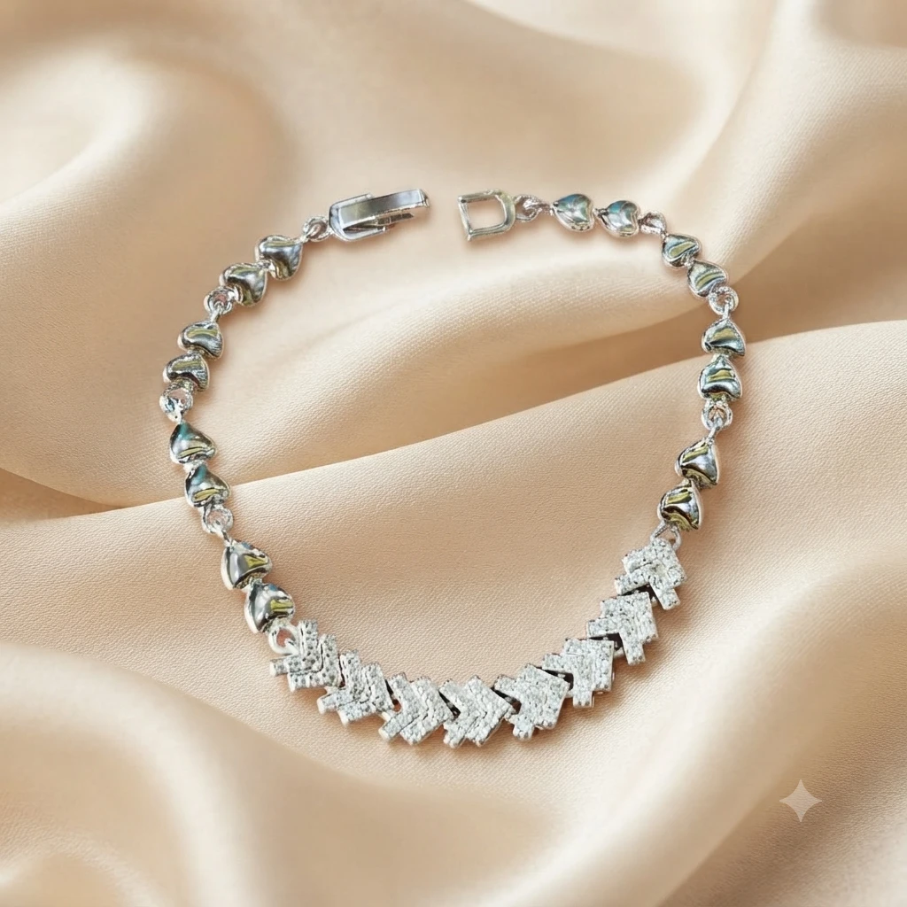 silver-plated bracelet