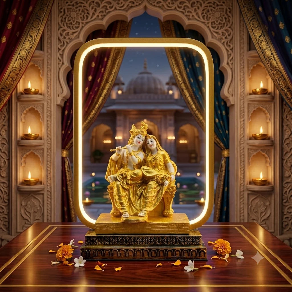 Radha Krishana Idol showpiece