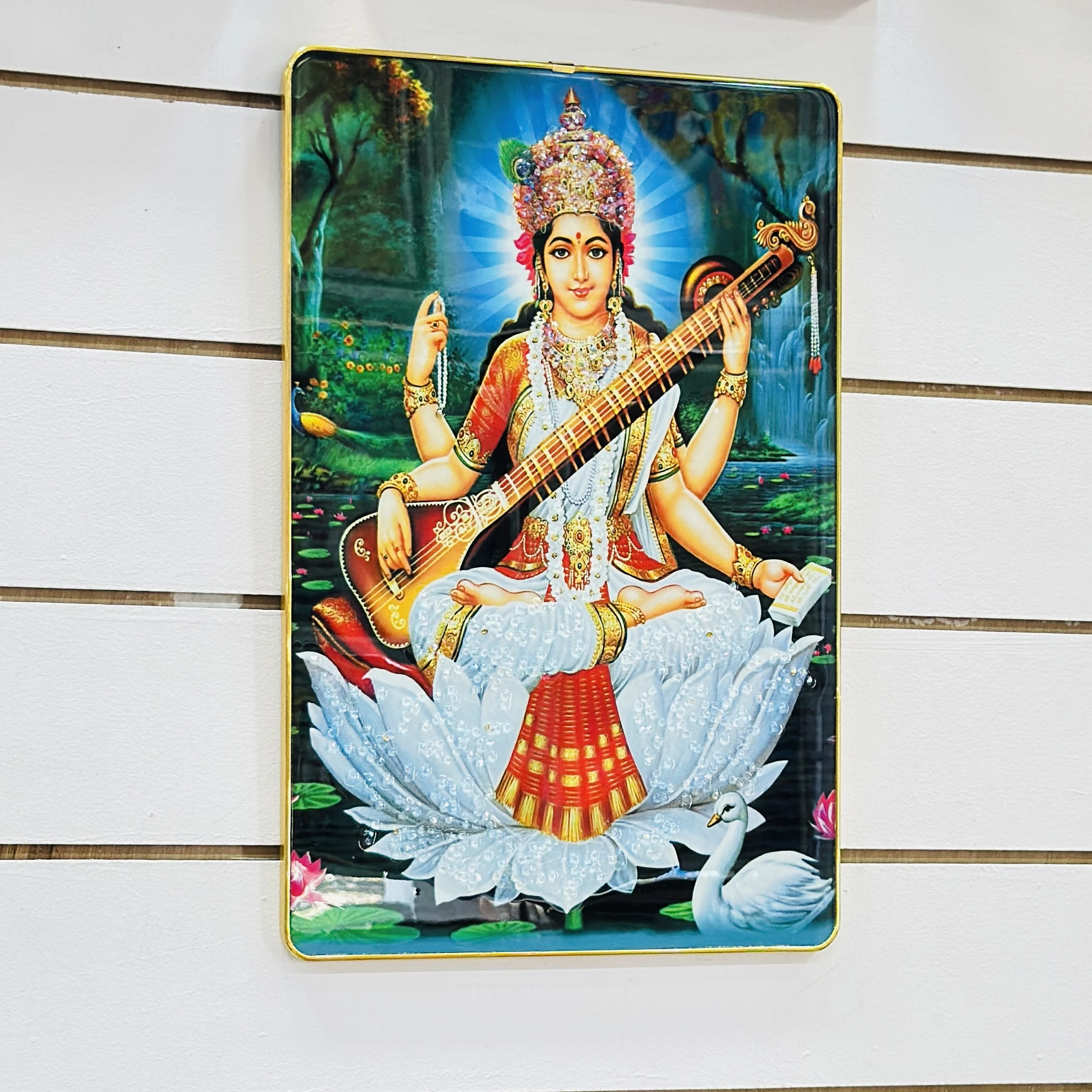 Hindu goddess Saraswati,……STF5PN