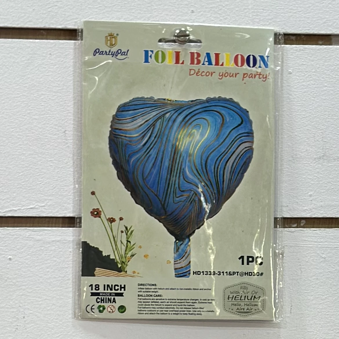 HD PartyPal Heart Foil Balloon