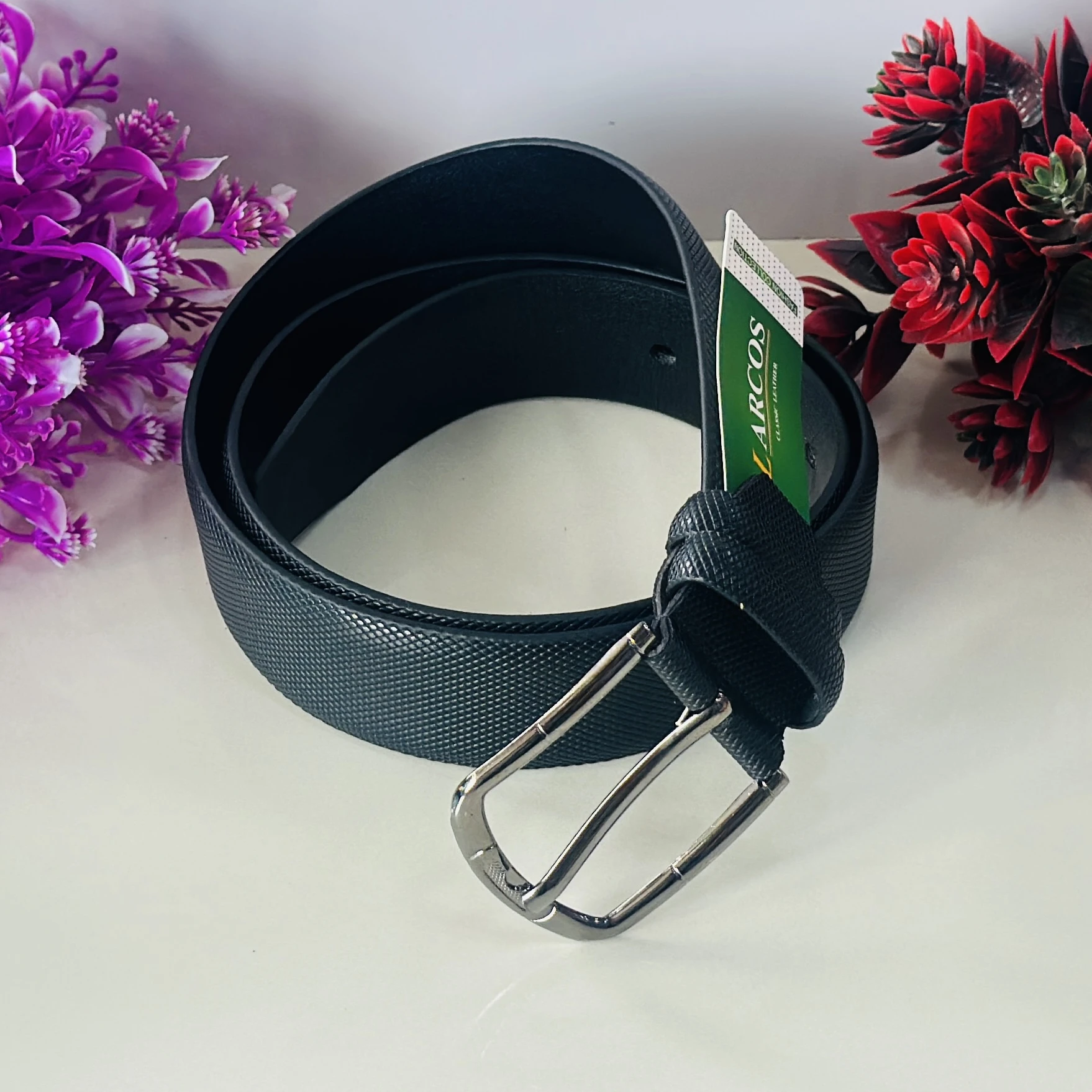 Black men's belt