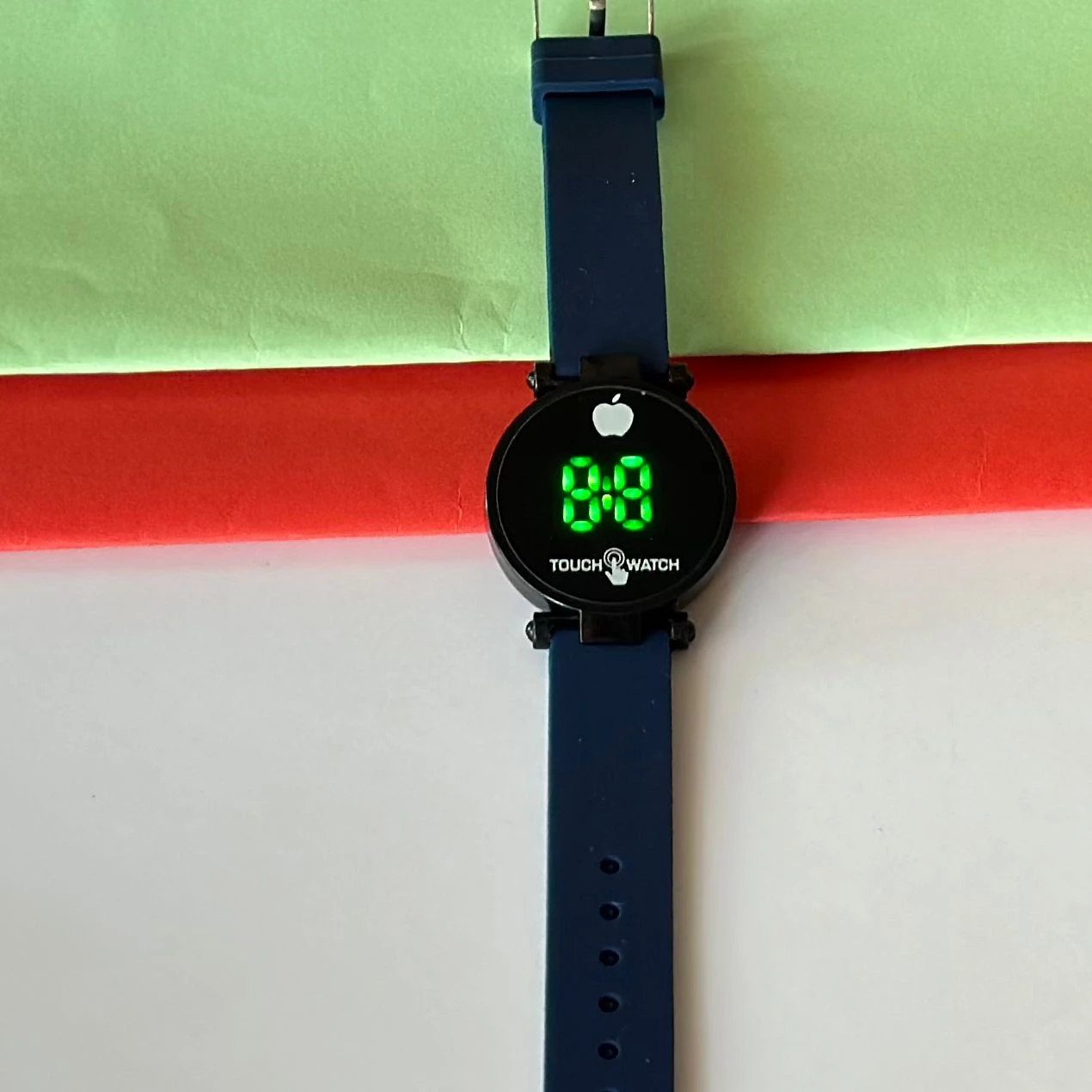 Black digital watch