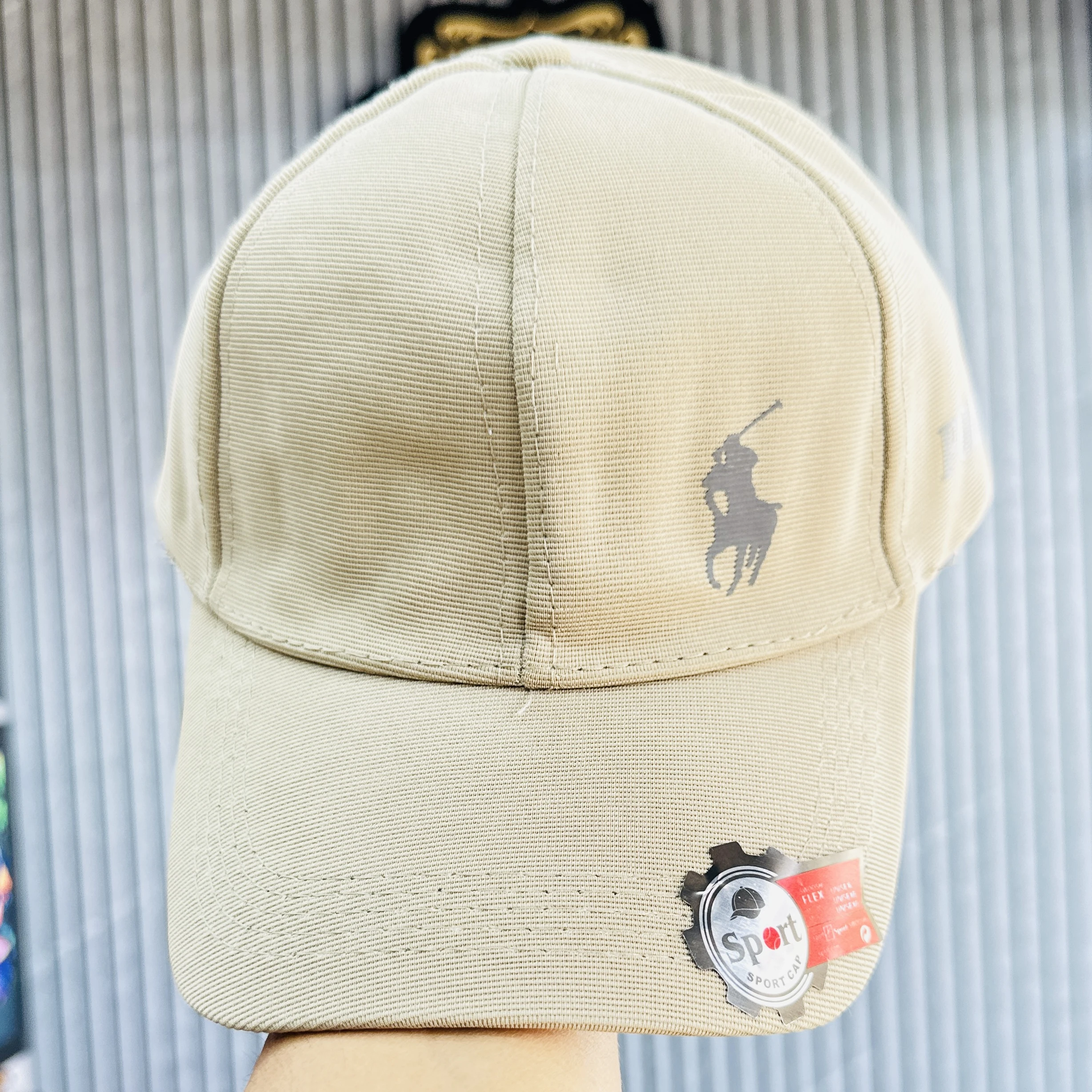 beige Polo Ralph Lauren classic sport cap