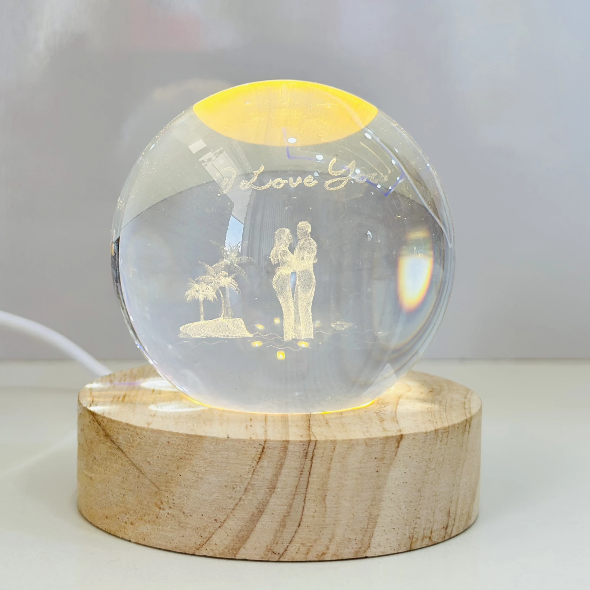 LED Galaxy Crystal Ball(SKU-POXHI3)