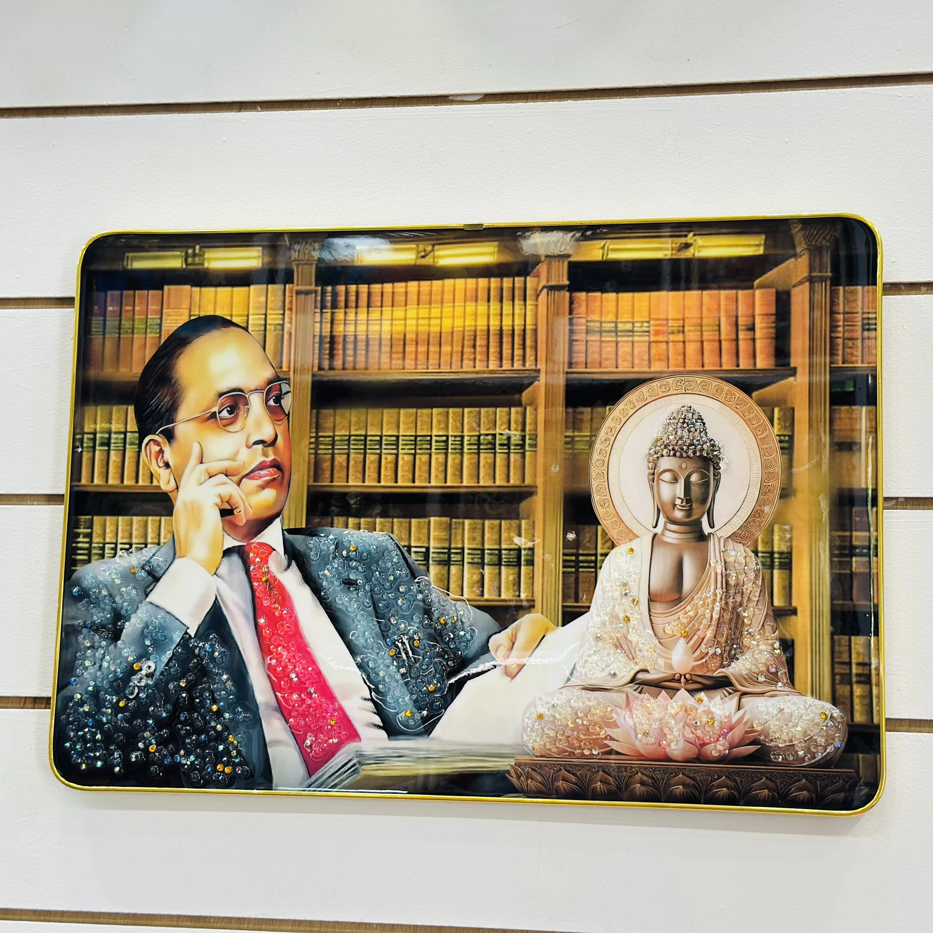 Dr. B. R. Ambedkar and Buddha Photo Frames(SKU-Y957JR)