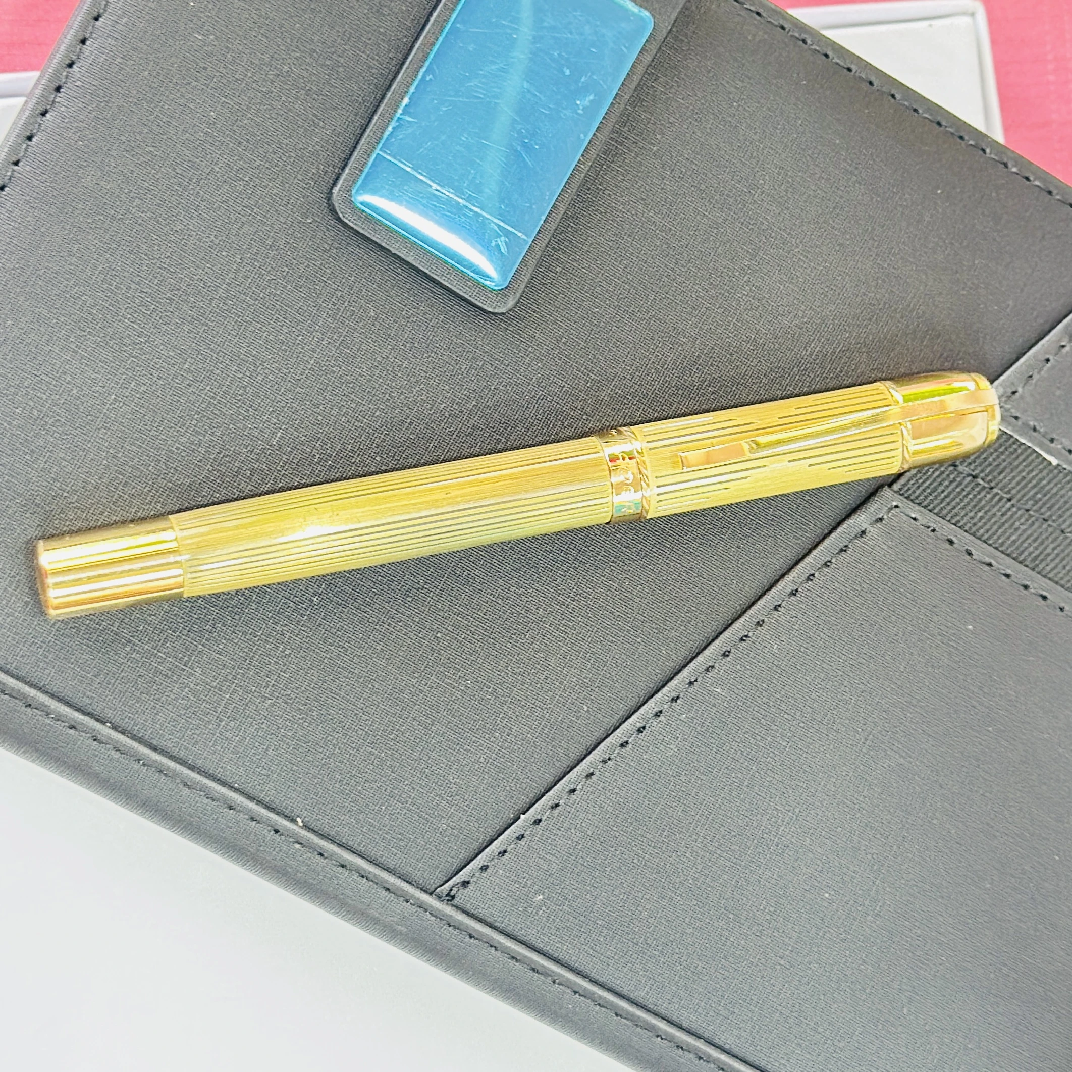 Gold colored Parker ballpoint pen