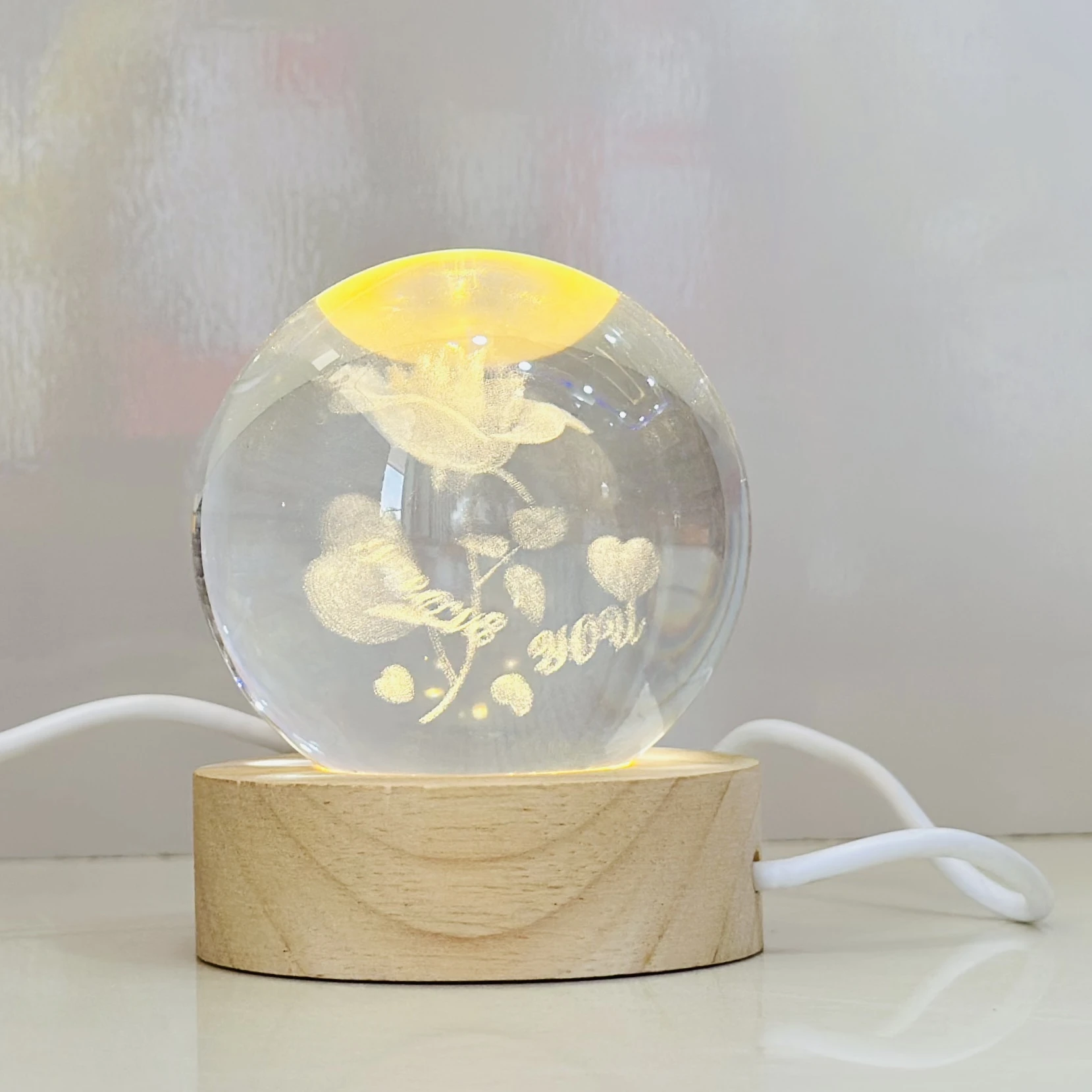 LED Galaxy Crystal Ball(SKU-FSQYKI)
