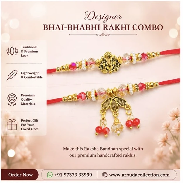 Bhai bhabhi Rakhi Set