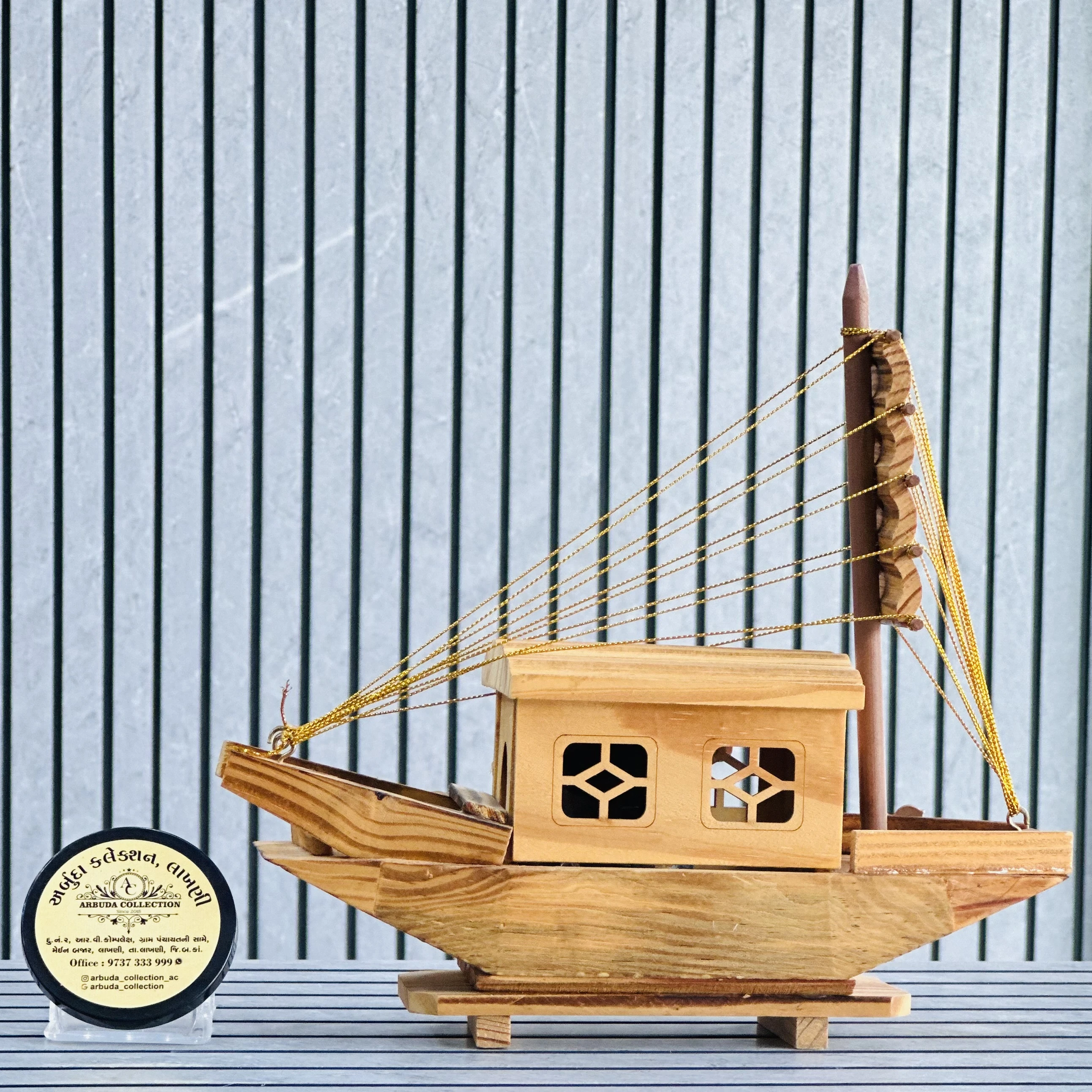 Wooden Boat Model