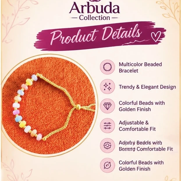 ✨ MULTICOLOR BEADED BRACELET ✨