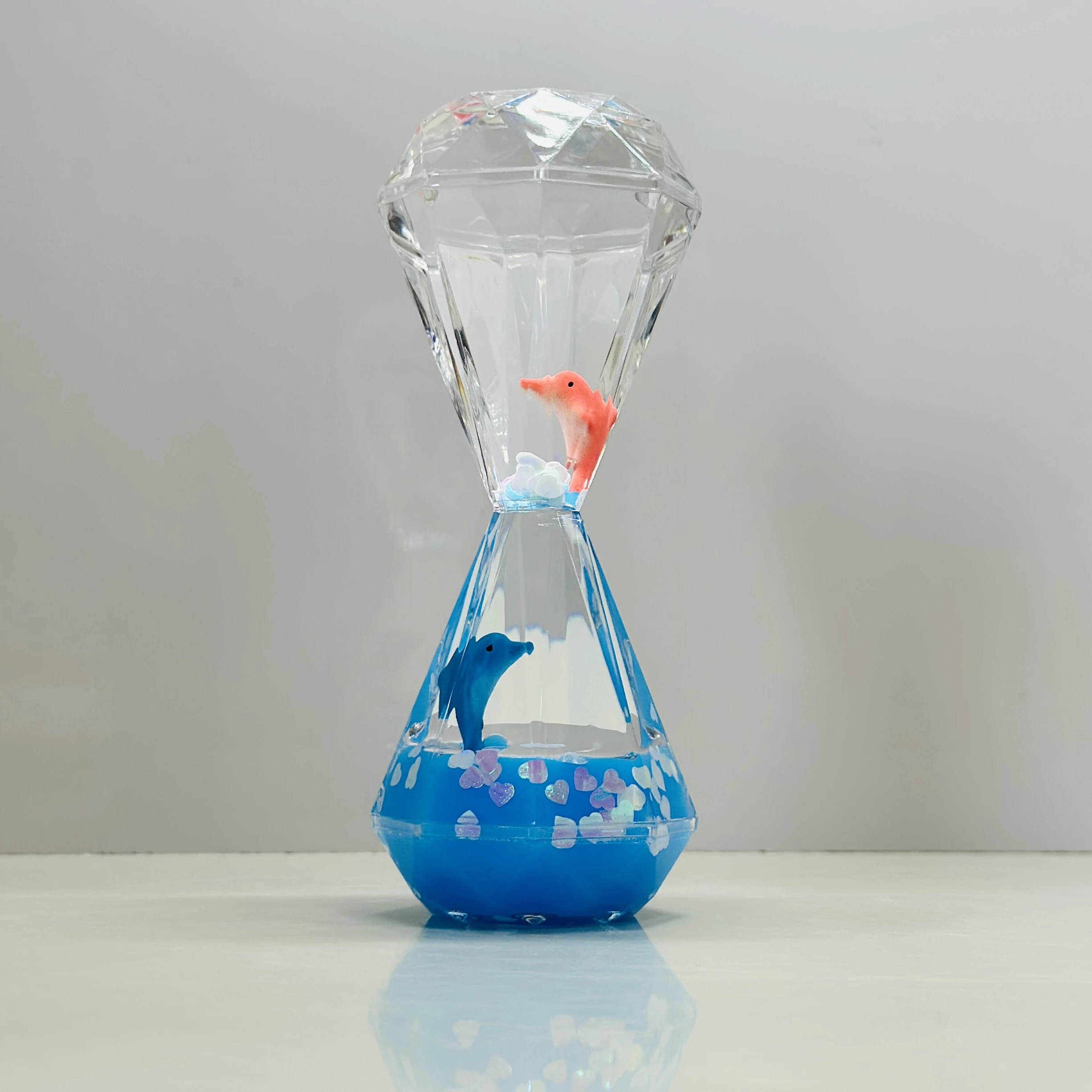Beautiful Colored Floating Bubble Hourglass(SKU-ZQCQM3)