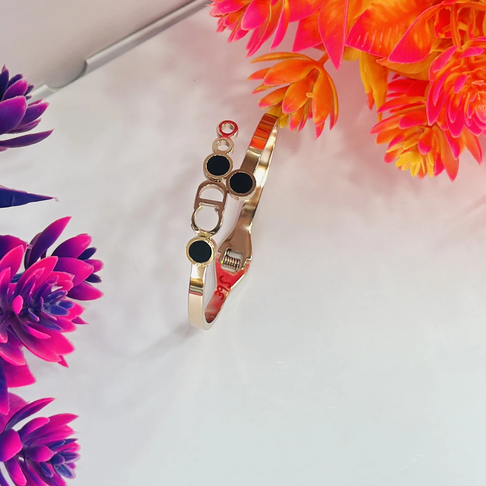 Rose gold-plated bracelet
