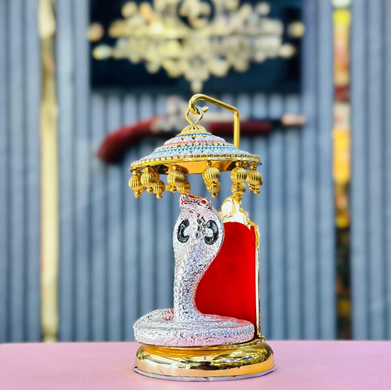 Silver plated Goga bapa murti