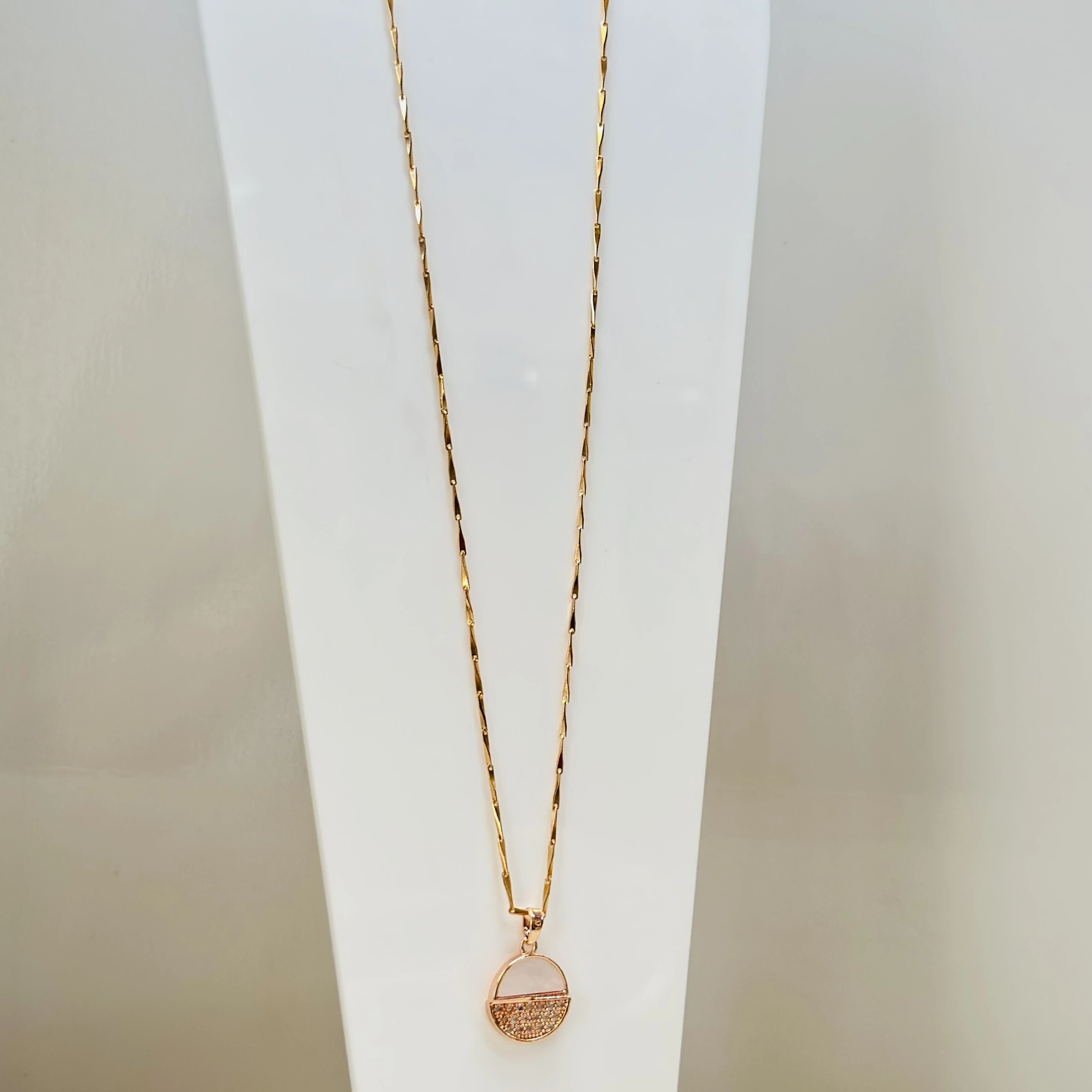 Gold plated pendant