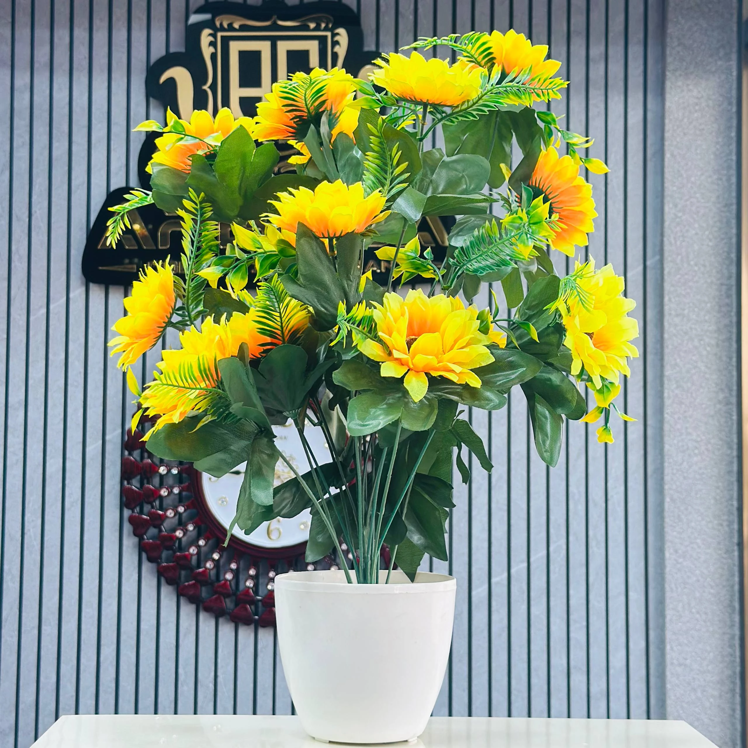 Artificial Flowers in Pot Simulation Flower