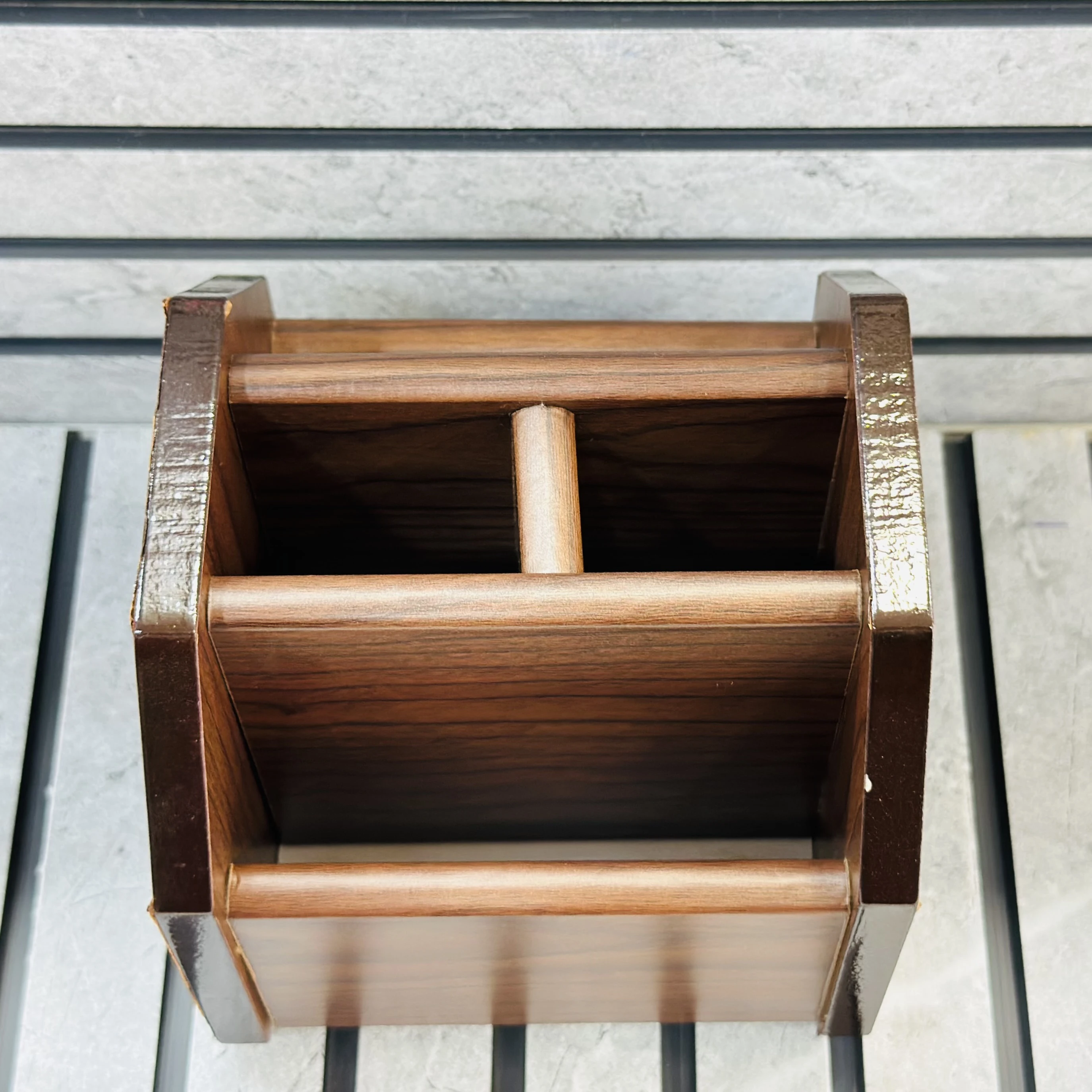 Wooden desk organizer (SKU-TCL449)