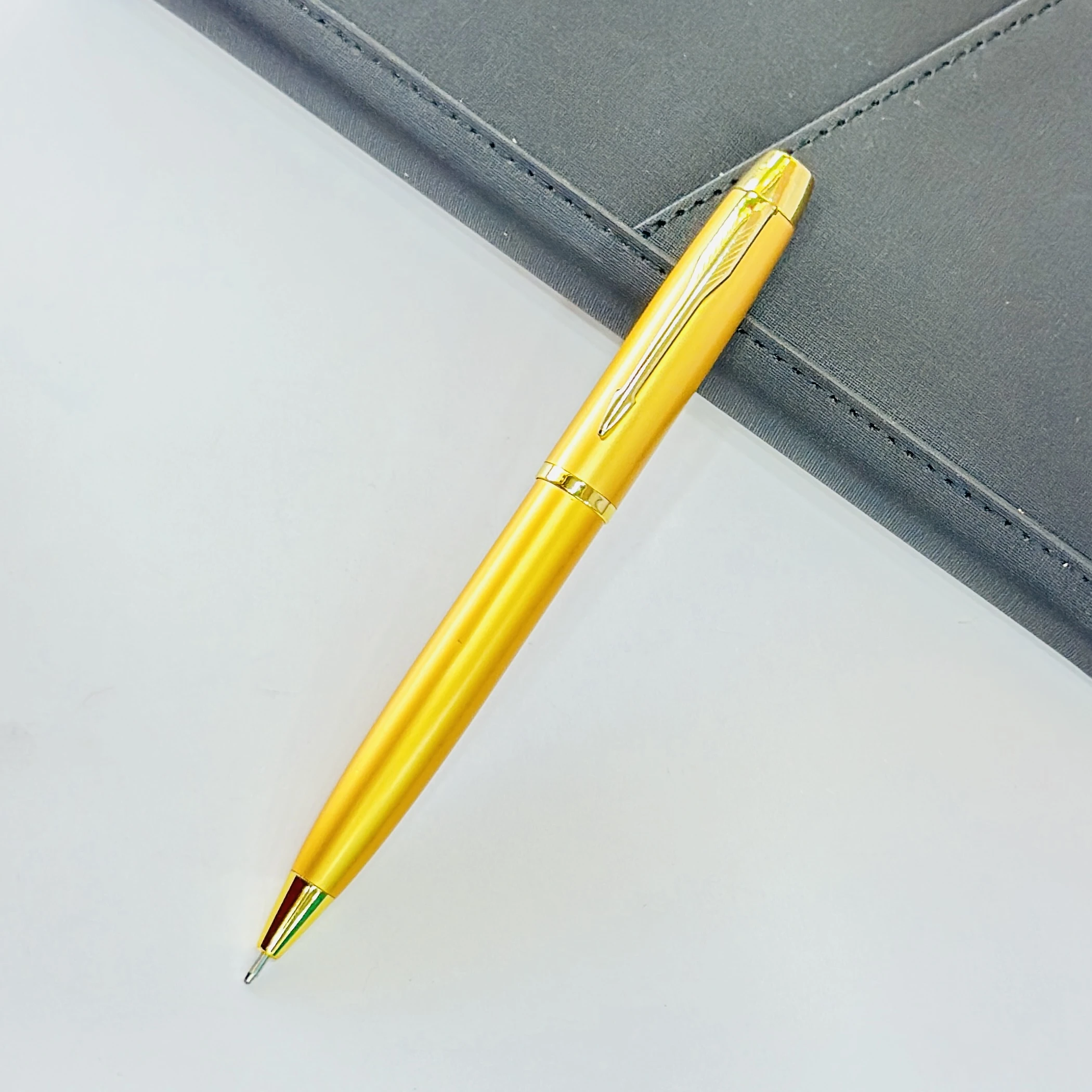 Gold colored Parker ballpoint pen
