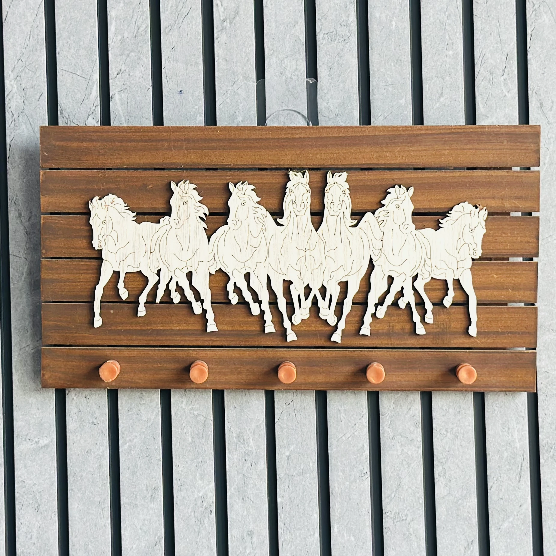 Wooden key holder (SKU-JH50ZD)