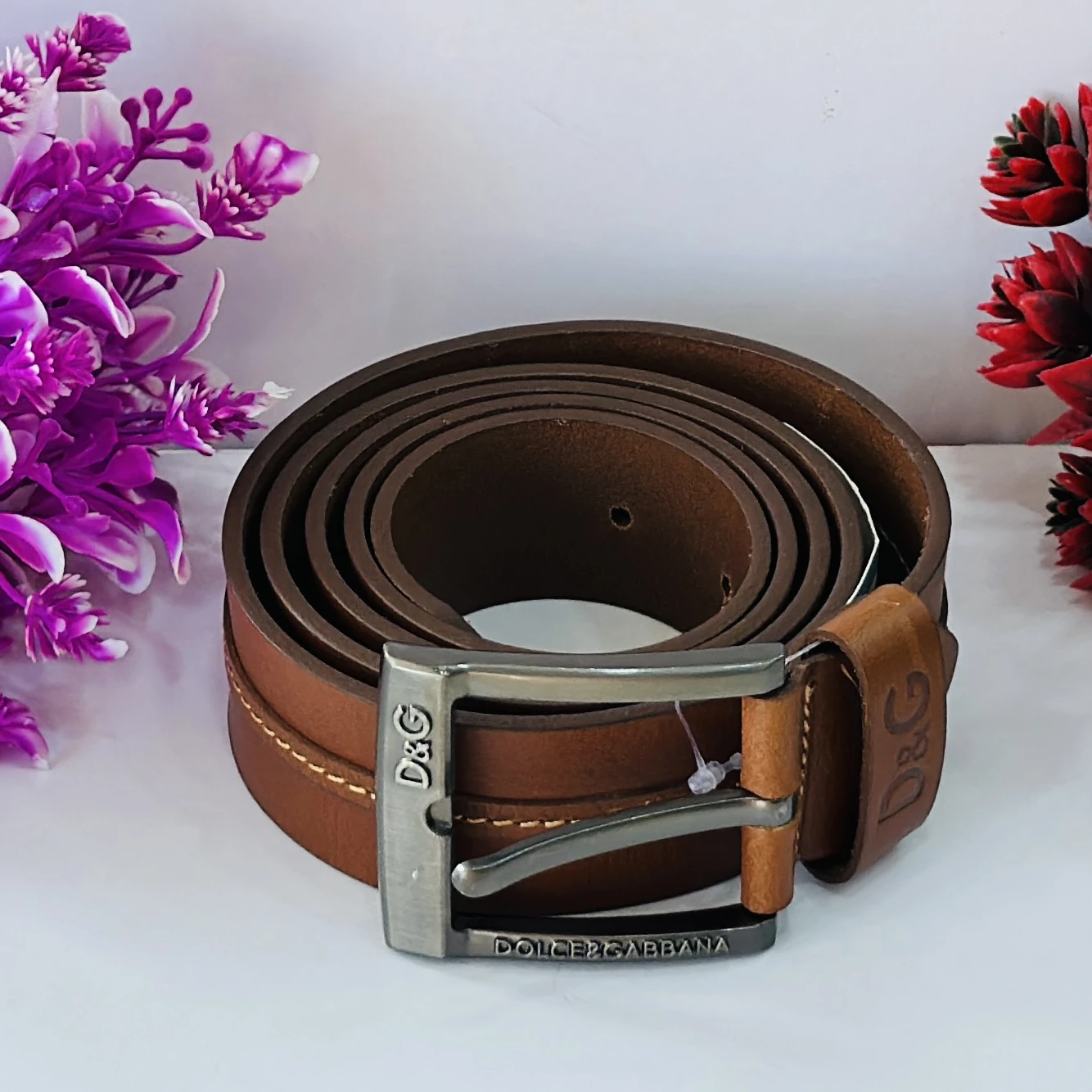 Leather World buckle belt