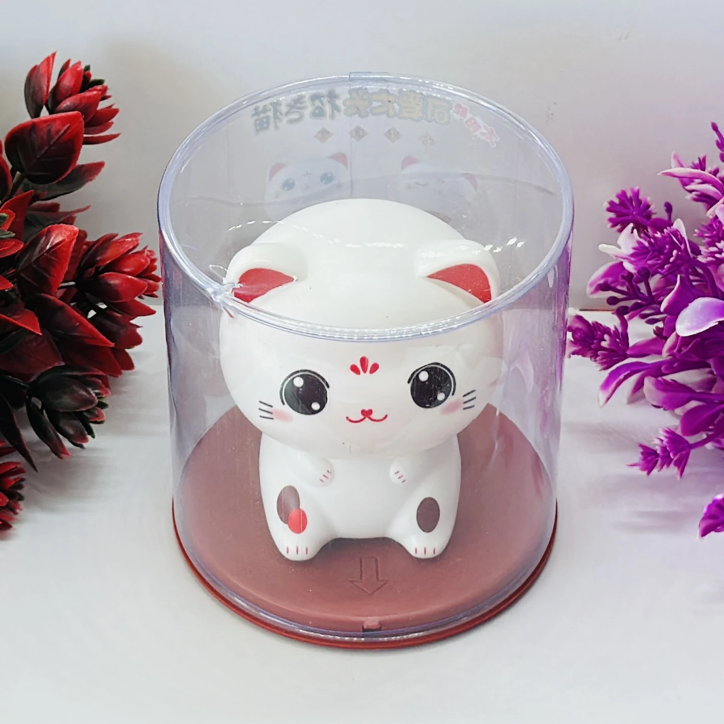 Mini Solar Head Shaking Lucky Cat
