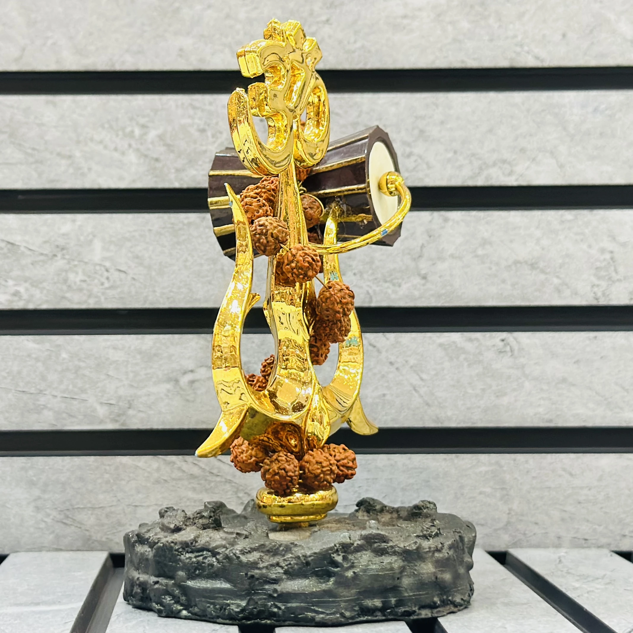 Om Trishul Idol Decorative Showpiece