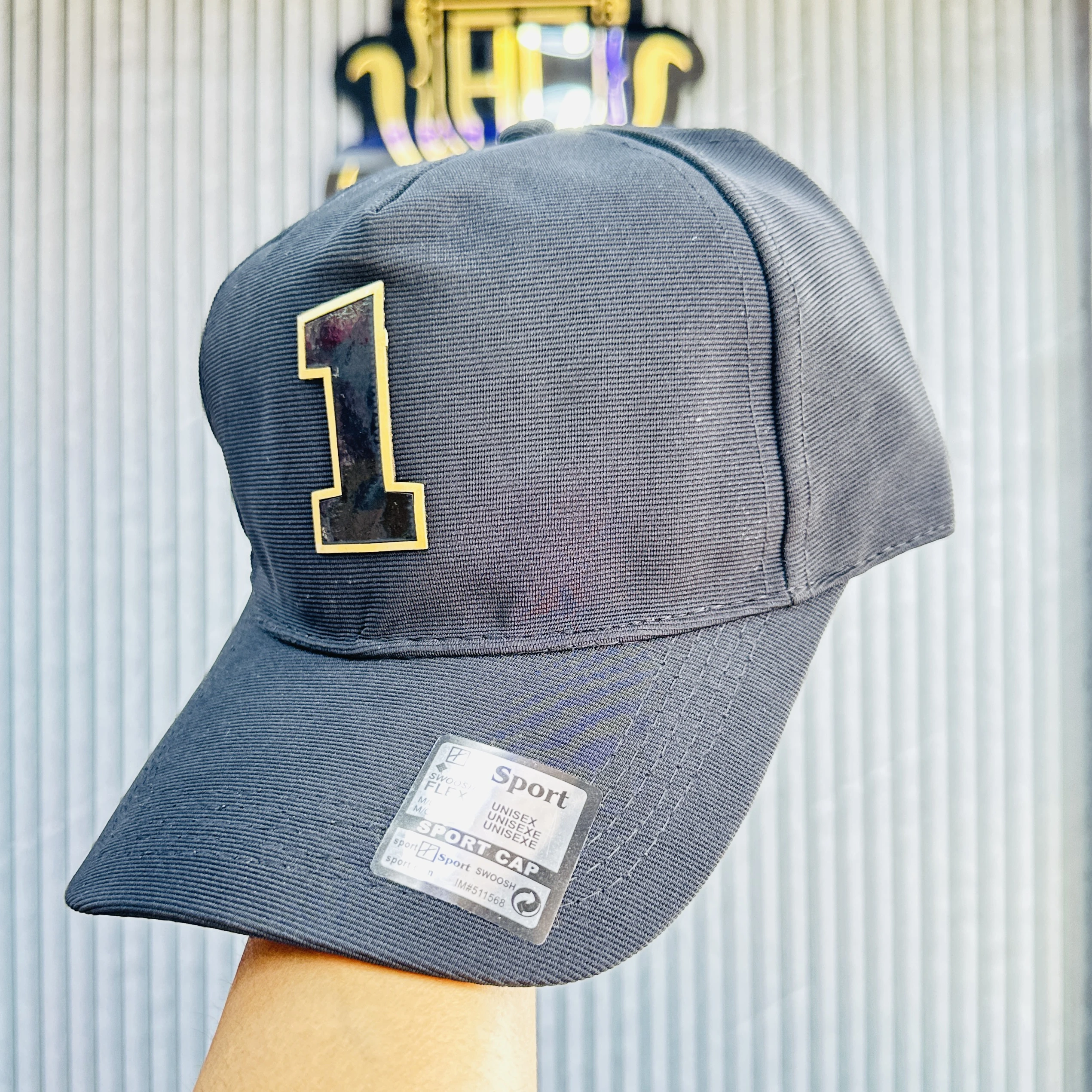 charcoal grey Nike brand baseball cap