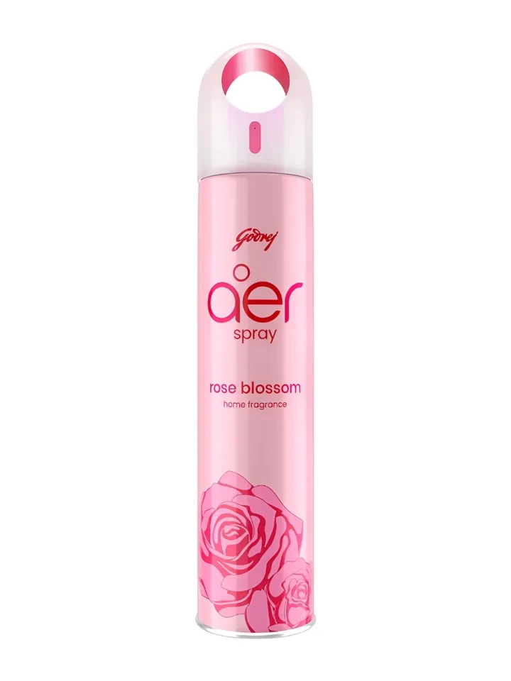 Godrej aer spray in the Rose Blossom fragrance.