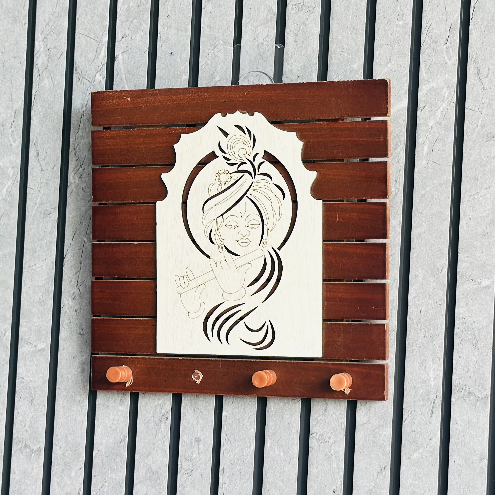 Krishna Face Stencil for Wall Art (SKU-JRSTS5)