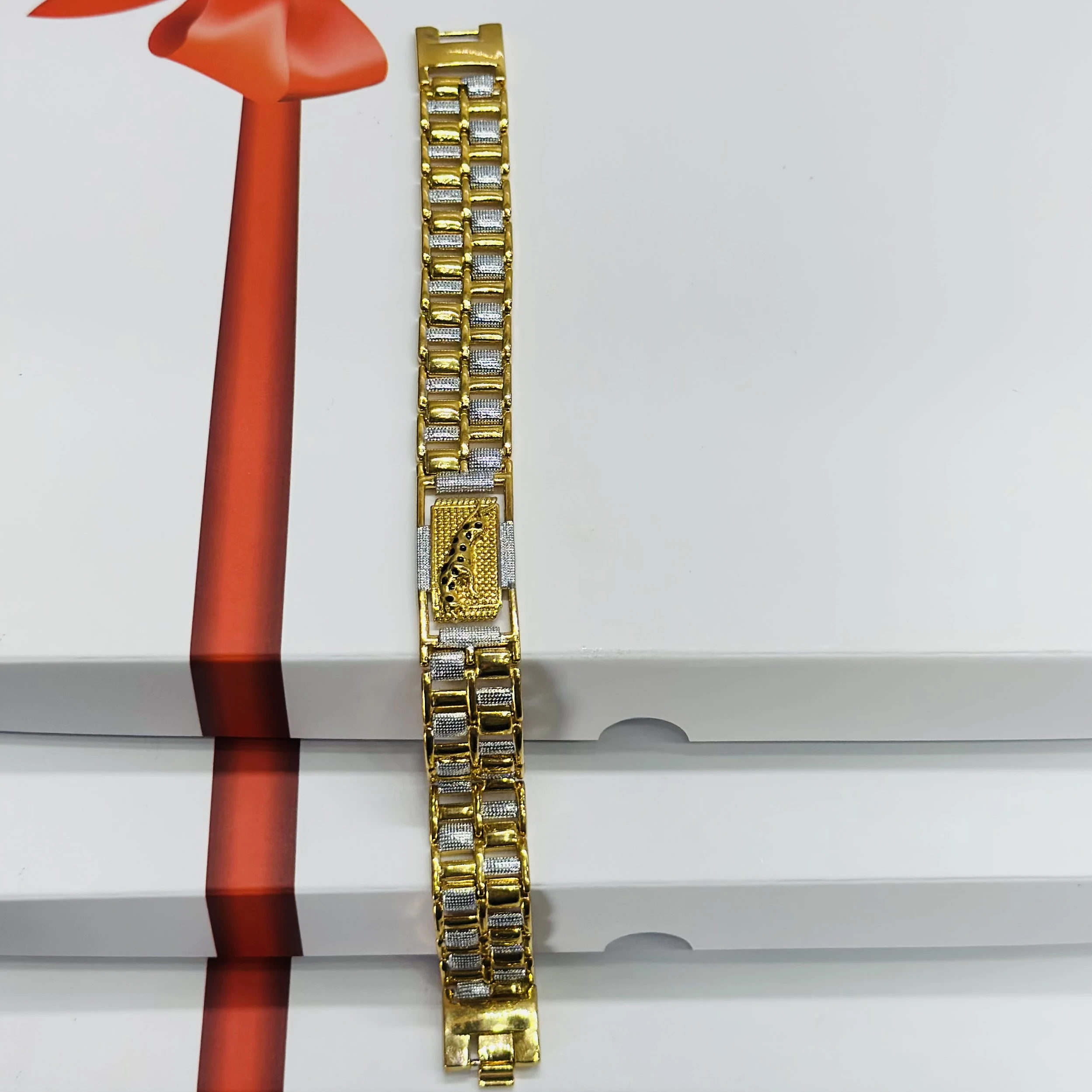 1 GRAM GOLD DIAMOND BRACELET FOR MEN