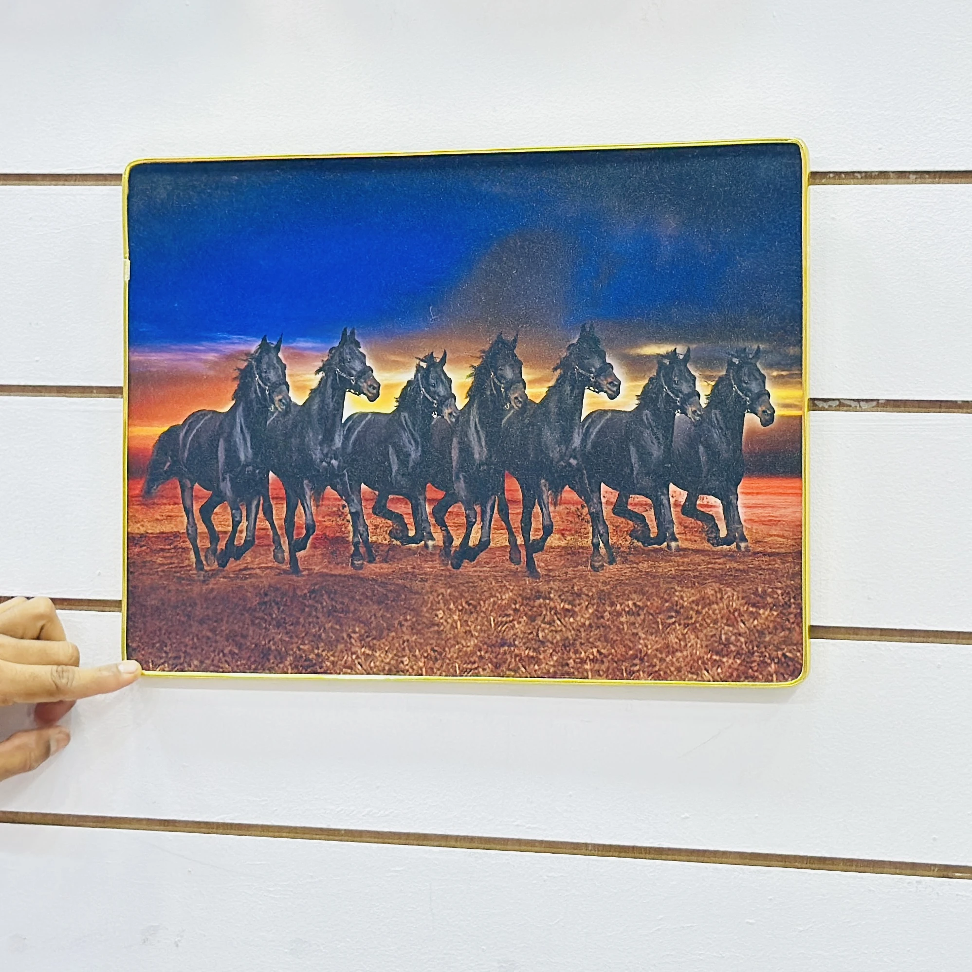 Running Horses Vastu Frame ….UO45UH
