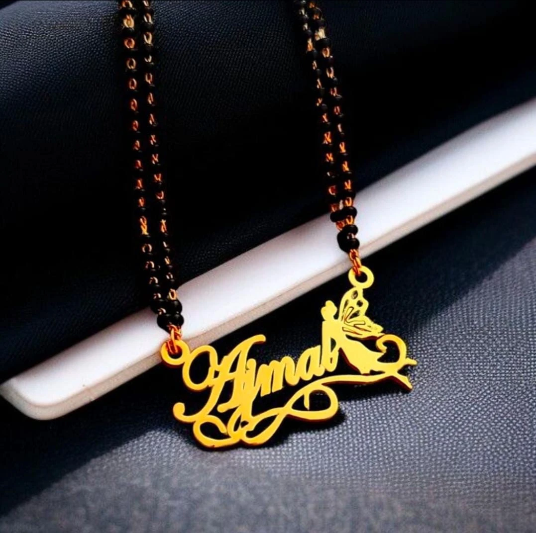 personalized name mangalsutra.