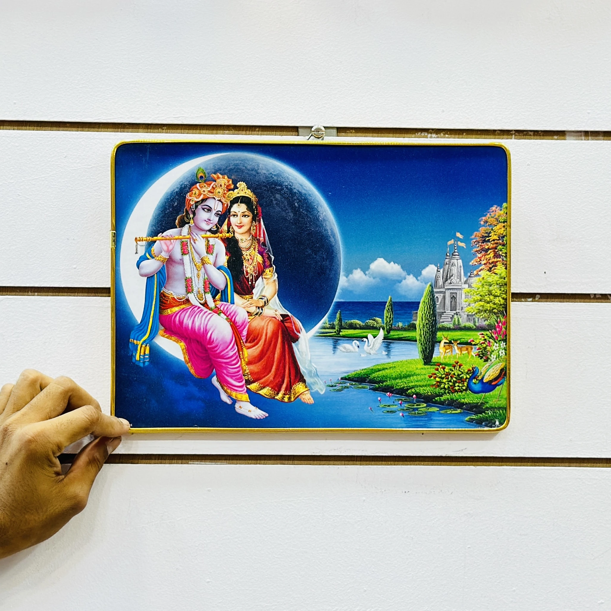 Radha Krishna wall painting…….54FBJE