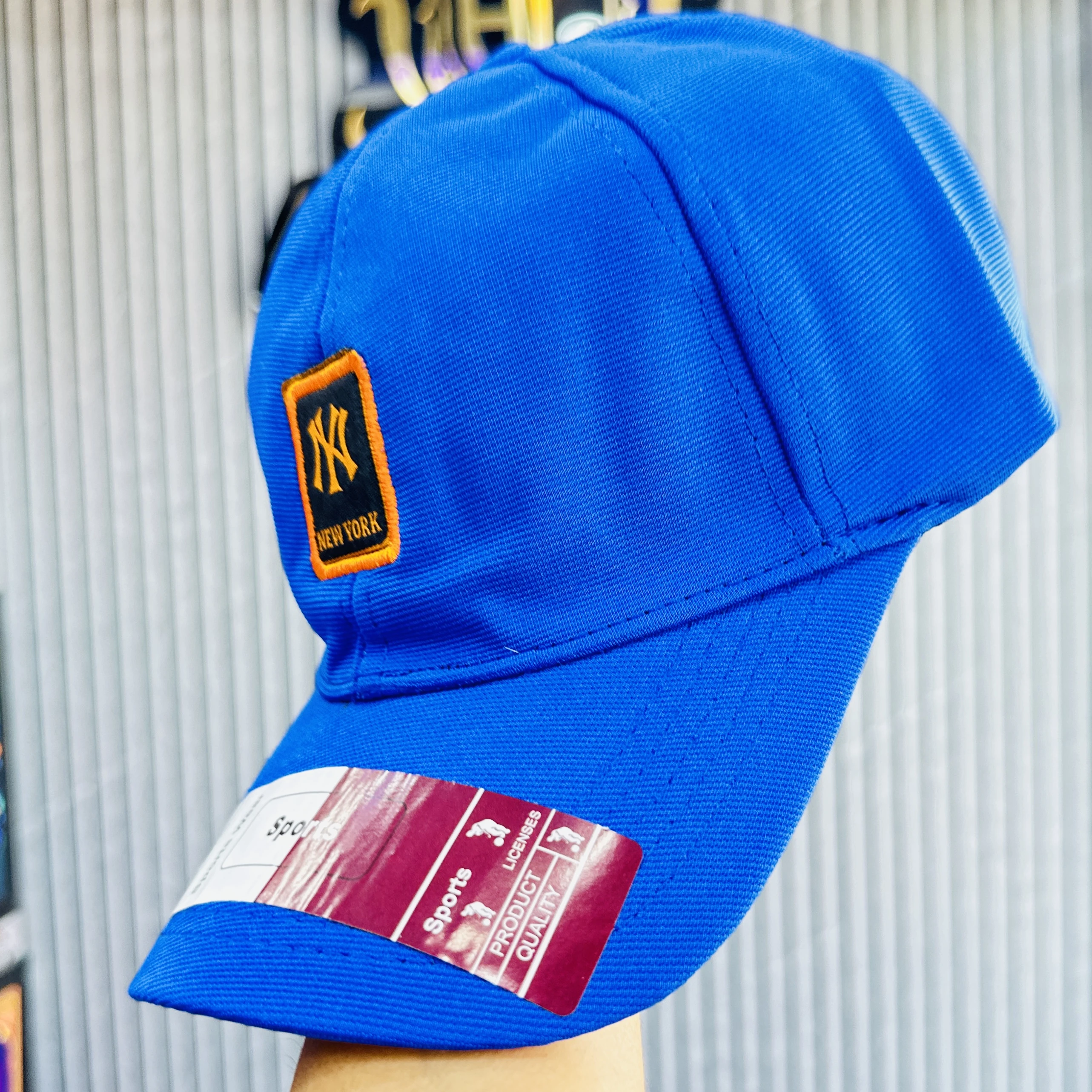 Blue baseball cap