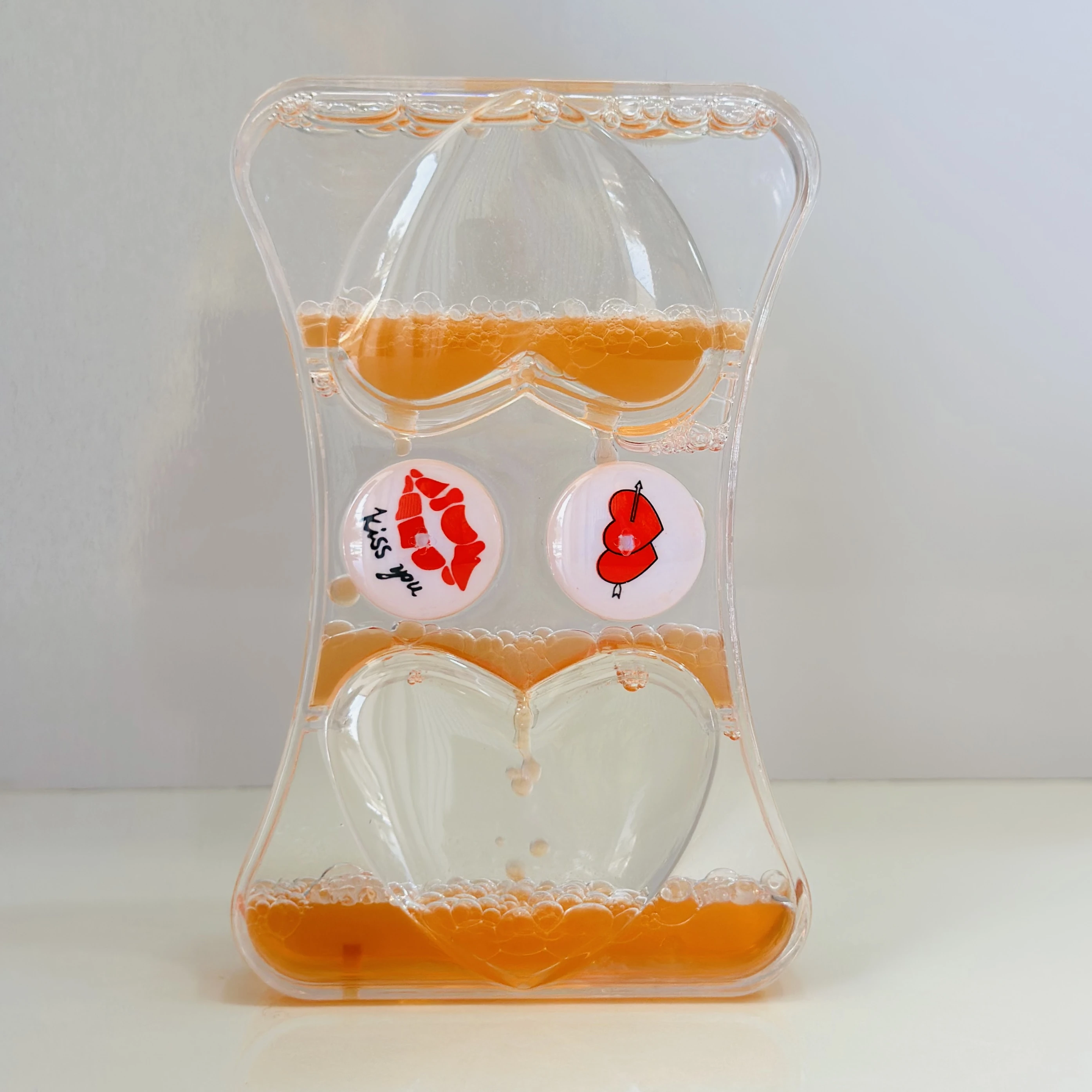 Decorative liquid hourglass(SKU-5CPT8Y)