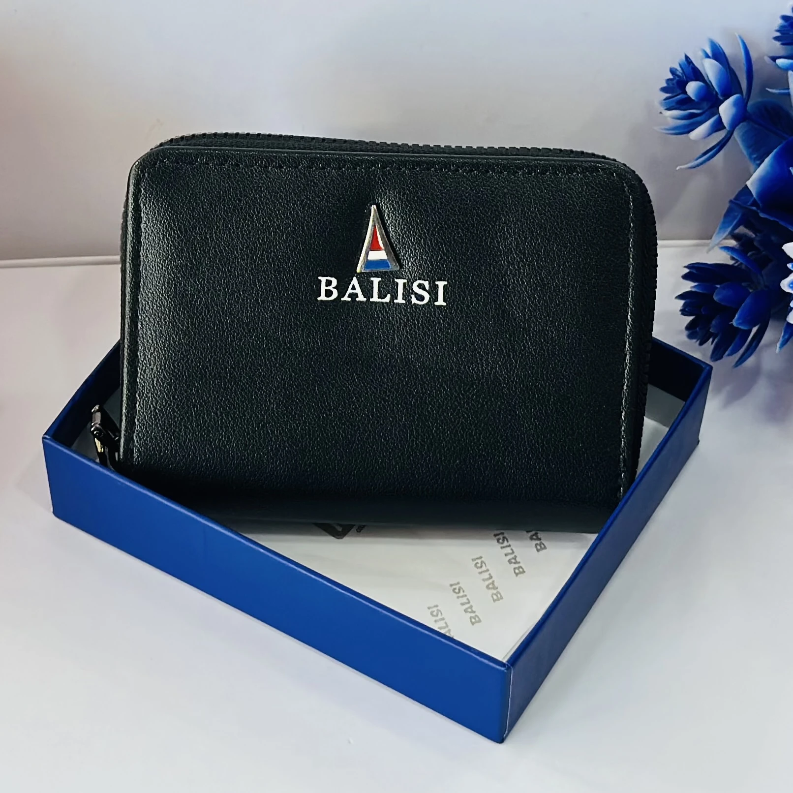 Balisi Premium Leather Men's Black Wallet with Stylish and Durable Bifold Design
