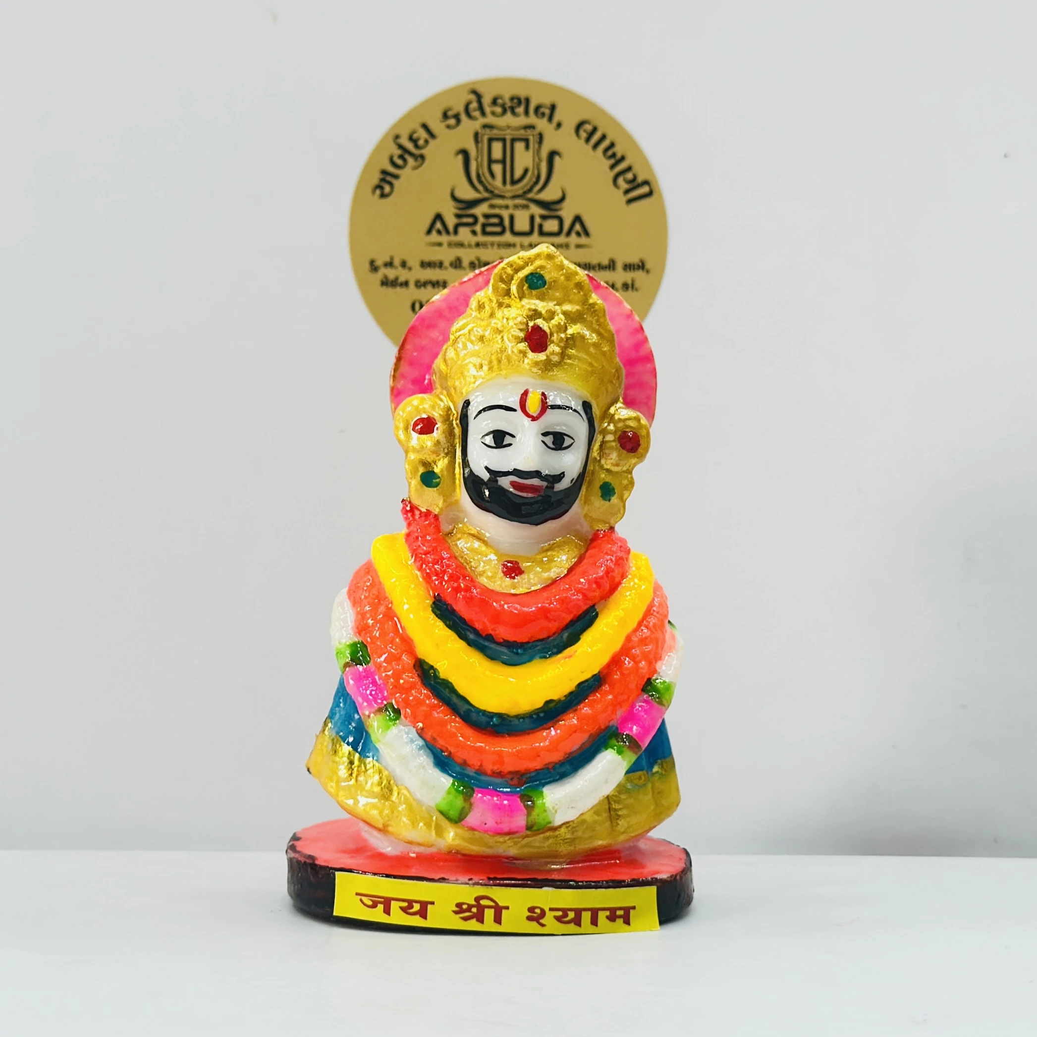colorful Khatu Shyam Baba idol,