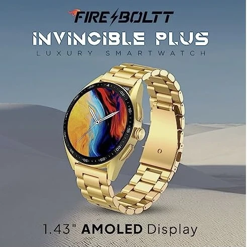 Fire Boltt Invincible Plus 1.43″ AMOLED Smartwatch… Model No..BSW117